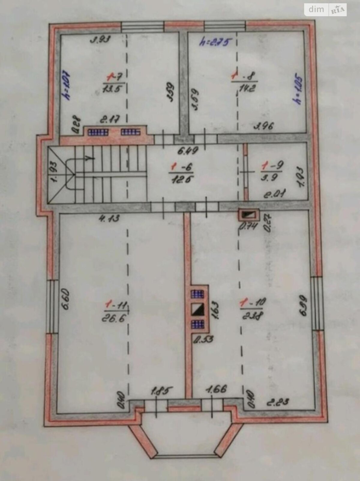 двоповерховий будинок веранда, 231.1 кв. м, цегла. Продаж у Білогородці фото 1