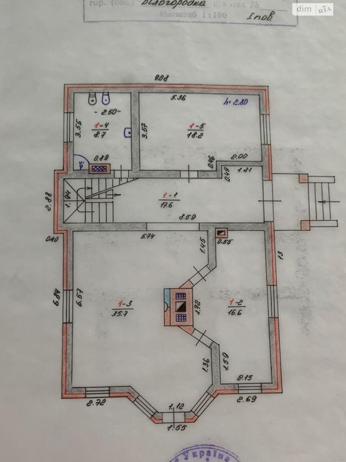 двоповерховий будинок з гаражем, 231.1 кв. м, цегла. Продаж у Білогородці фото 1