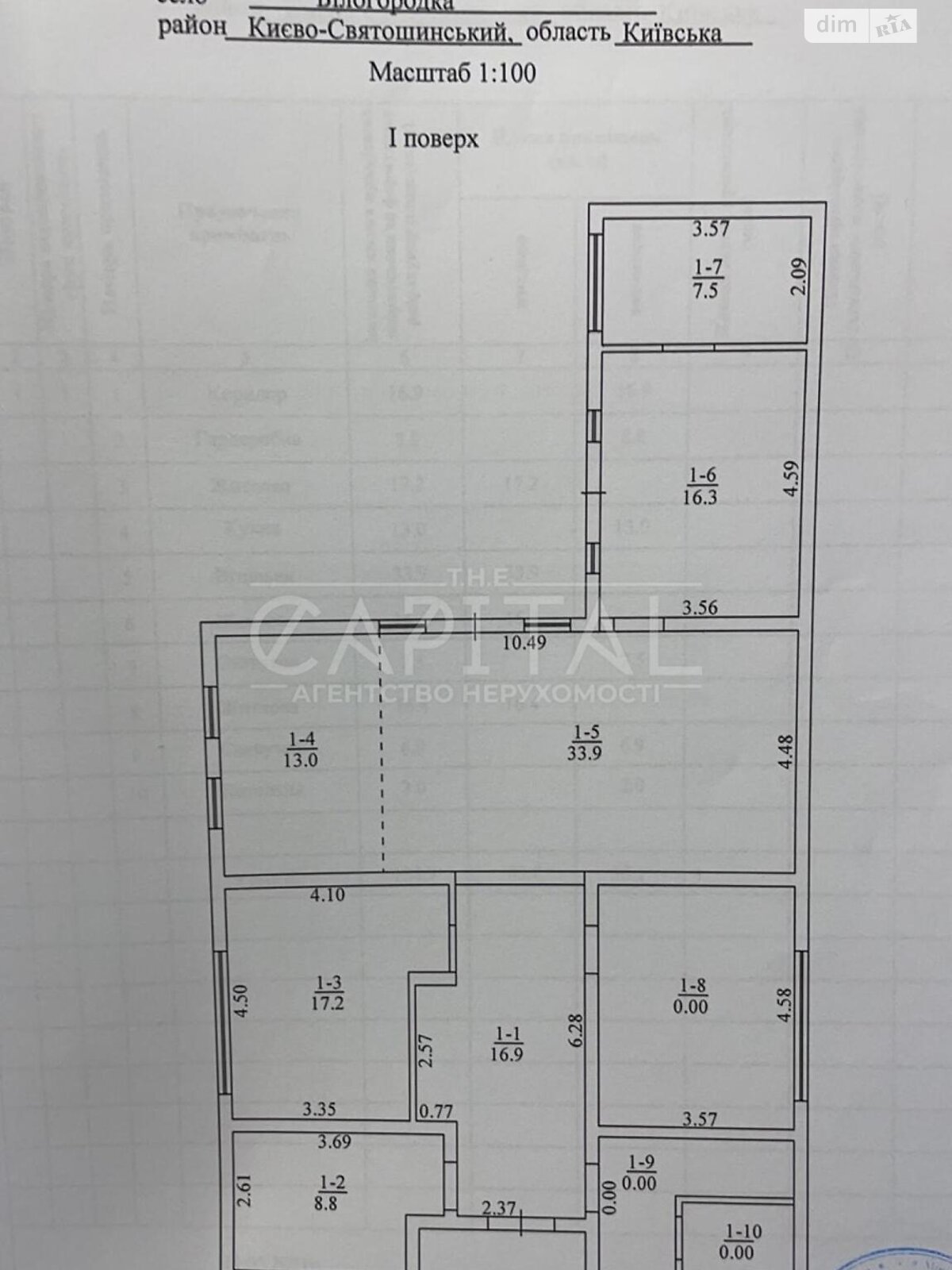 двоповерховий будинок, 140 кв. м, цегла. Продаж у Білогородці фото 1