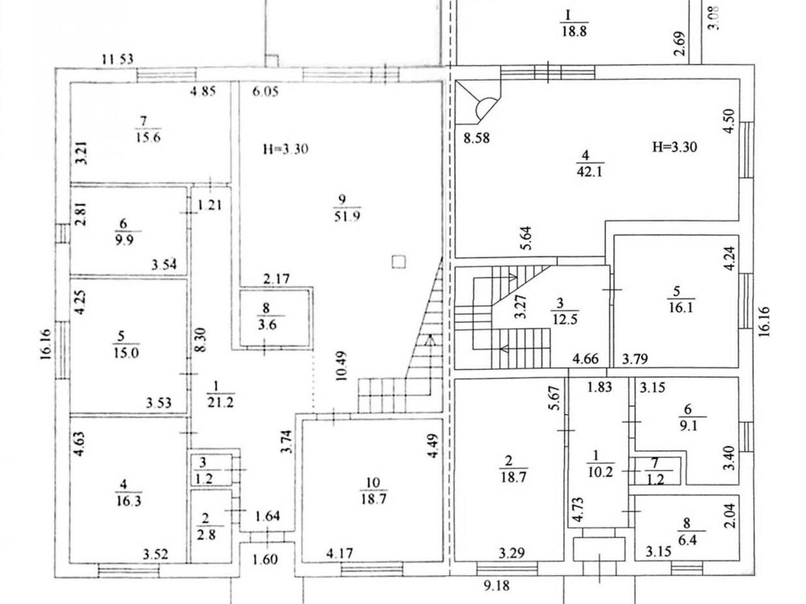 двухэтажный дом, 170 кв. м, кирпич. Продажа в Белогородке фото 1