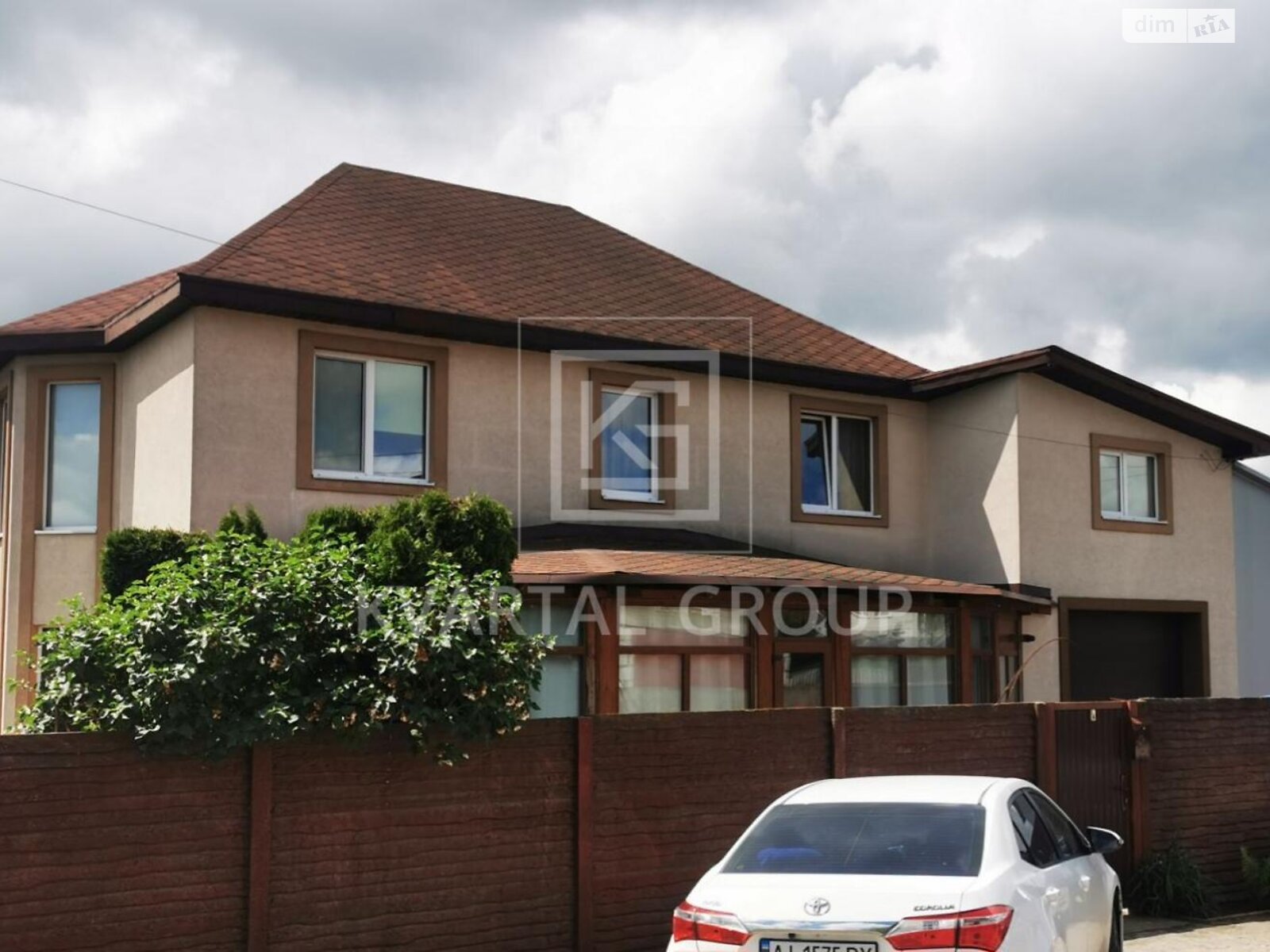 двухэтажный дом с верандой, 272 кв. м, кирпич. Продажа в Белогородке фото 1