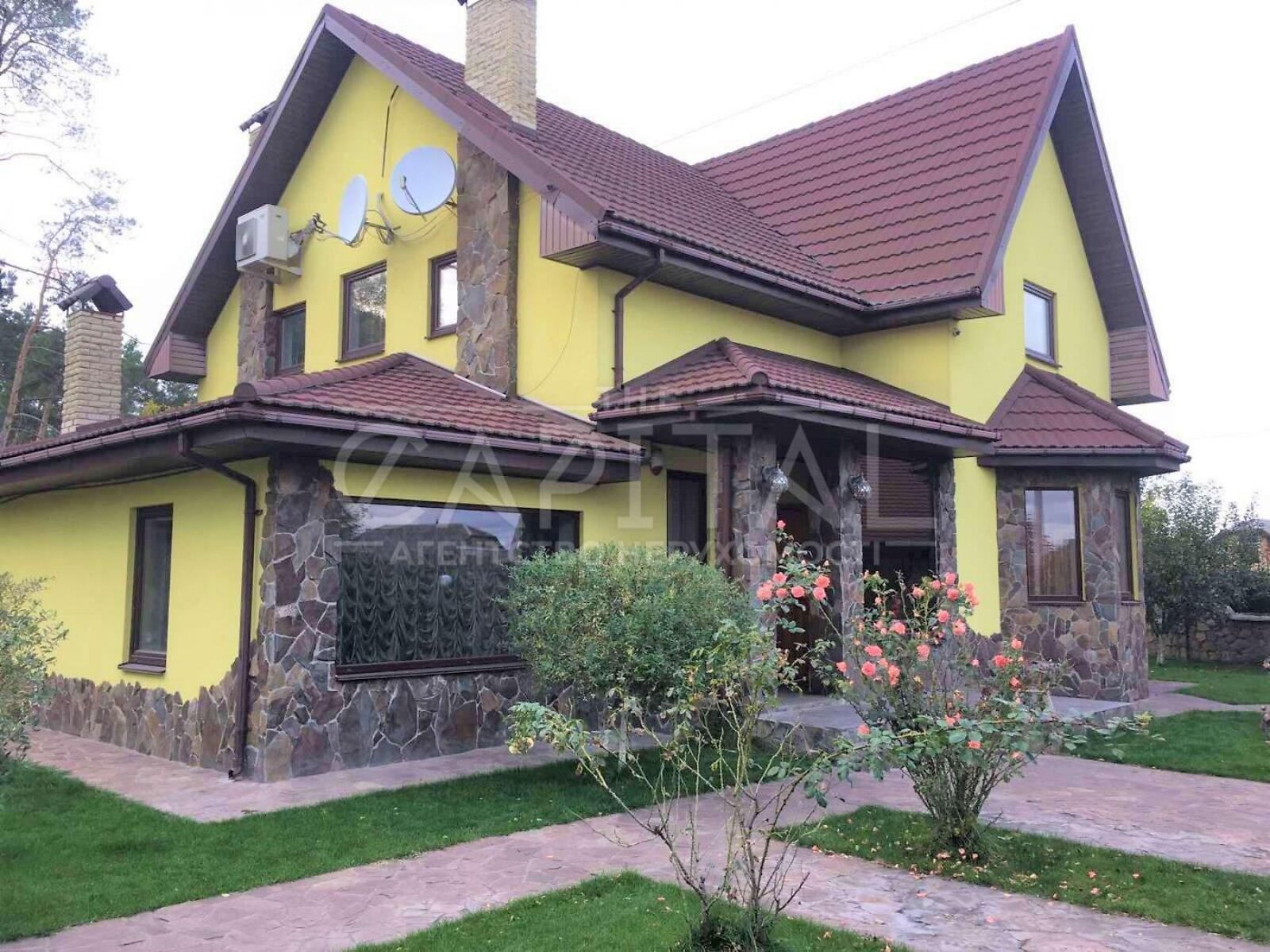 двухэтажный дом с балконом, 207.2 кв. м, кирпич. Продажа в Белогородке фото 1 двухэтажный дом с балконом, 207.2 кв. м, кирпич. Продажа в Белогородке фото 1
