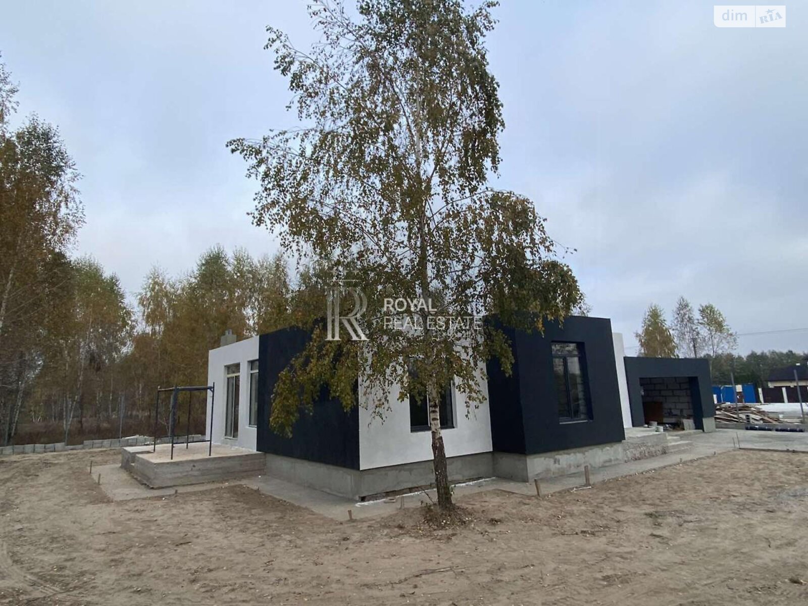 одноэтажный дом с верандой, 210 кв. м, газобетон. Продажа в Белогородке фото 1