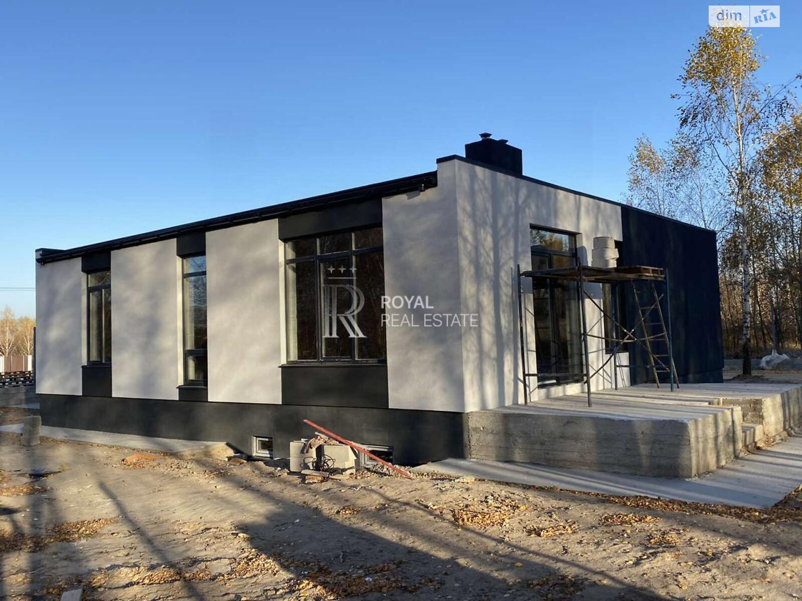 одноэтажный дом с верандой, 210 кв. м, газобетон. Продажа в Белогородке фото 1