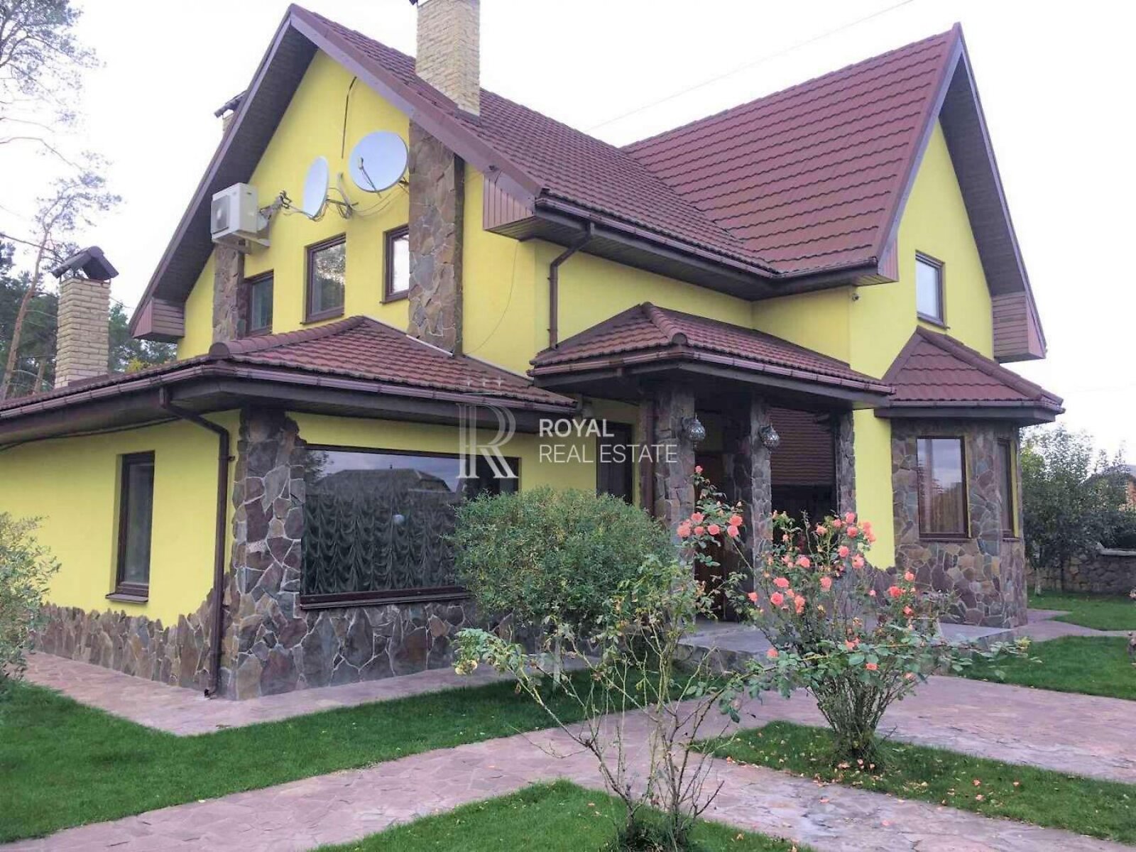 двухэтажный дом, 240 кв. м, кирпич. Продажа в Белогородке фото 1 двухэтажный дом, 240 кв. м, кирпич. Продажа в Белогородке фото 1