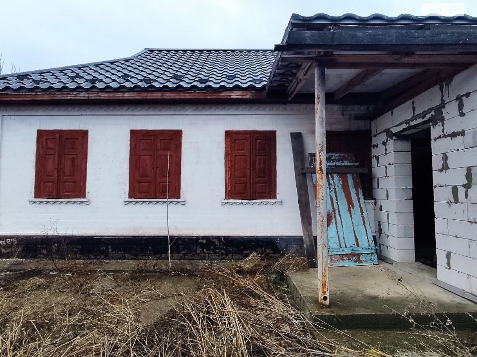 одноповерховий будинок з верандою, 69.3 кв. м, цегла саманна. Продаж у Білозір’ї фото 1