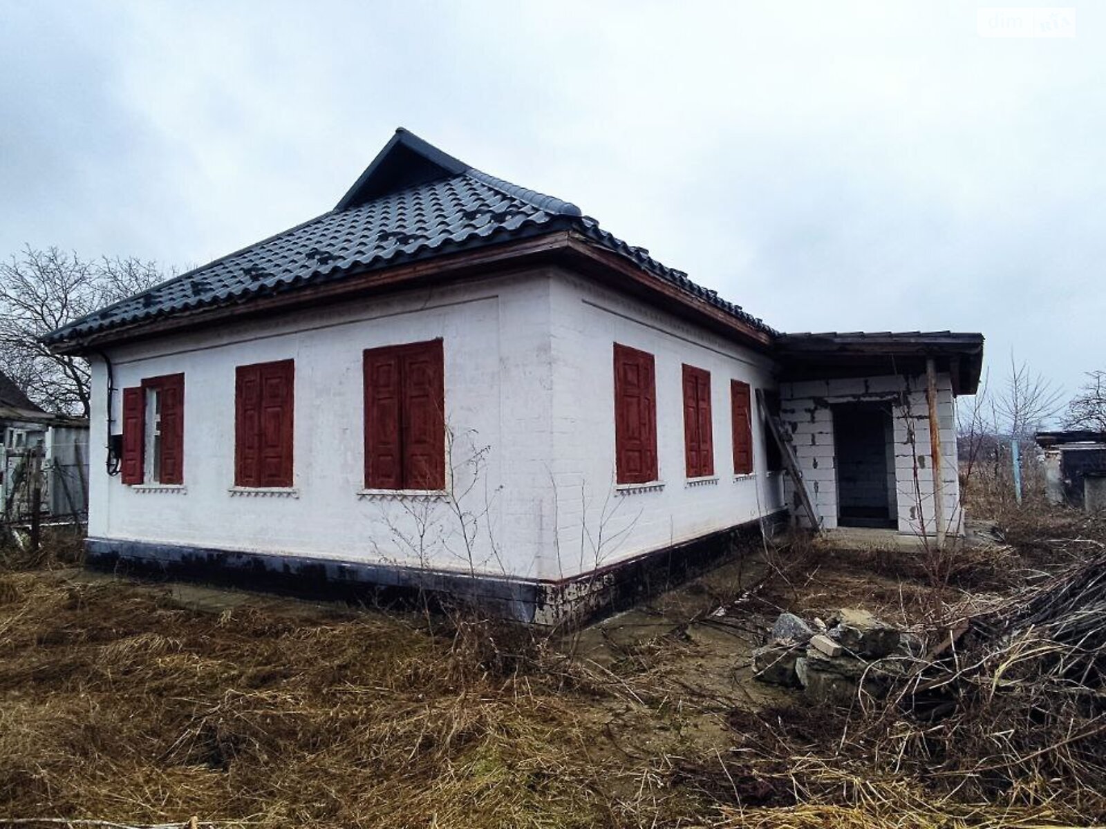 одноповерховий будинок з верандою, 69.3 кв. м, цегла саманна. Продаж у Білозір’ї фото 1