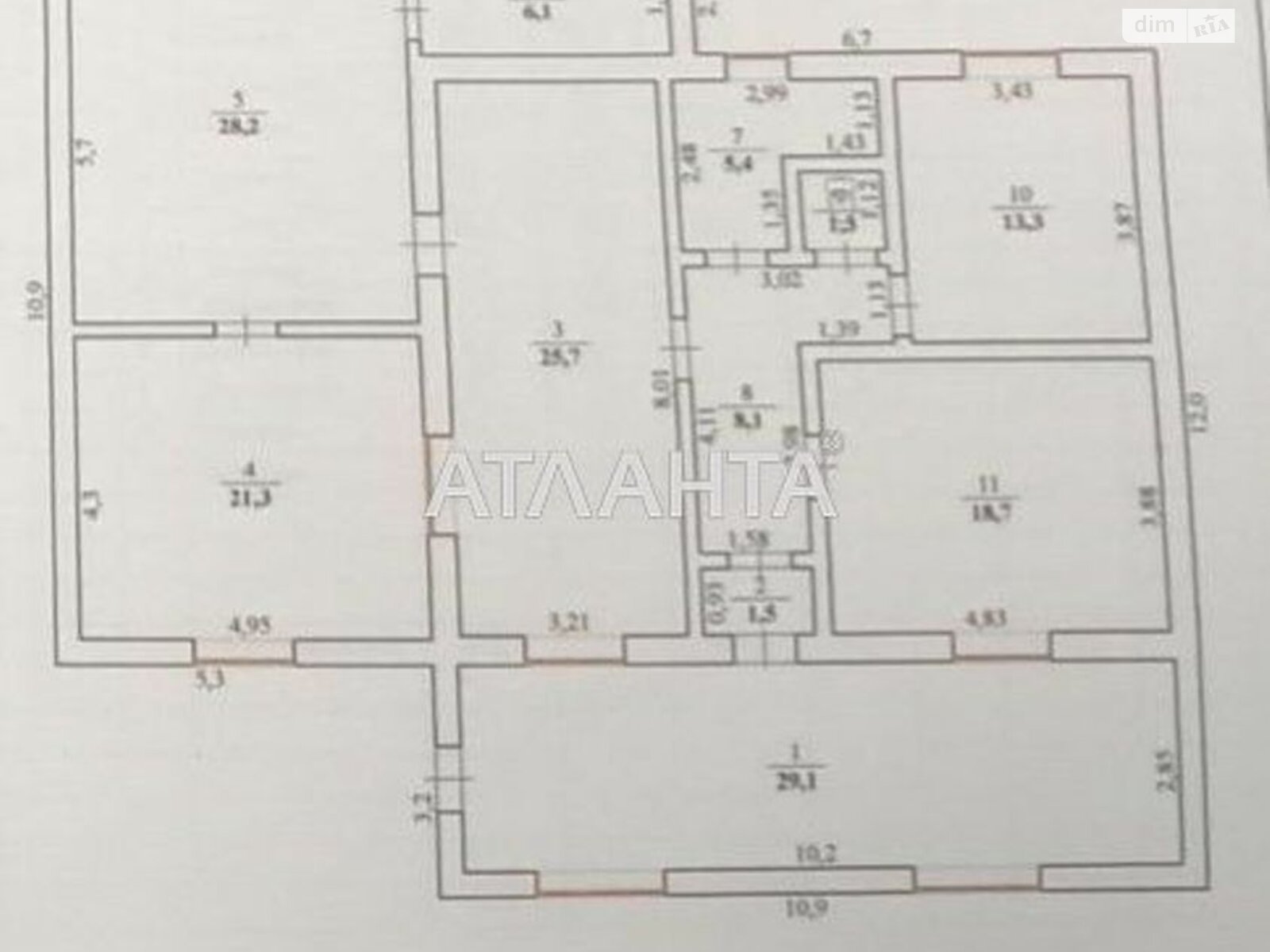 одноэтажный дом, 255.3 кв. м, ракушечник (ракушняк). Продажа в Беляевке район Беляевка фото 1