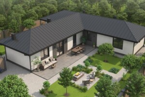 одноэтажный дом, 135 кв. м, кирпич. Продажа в Беляевке фото 2