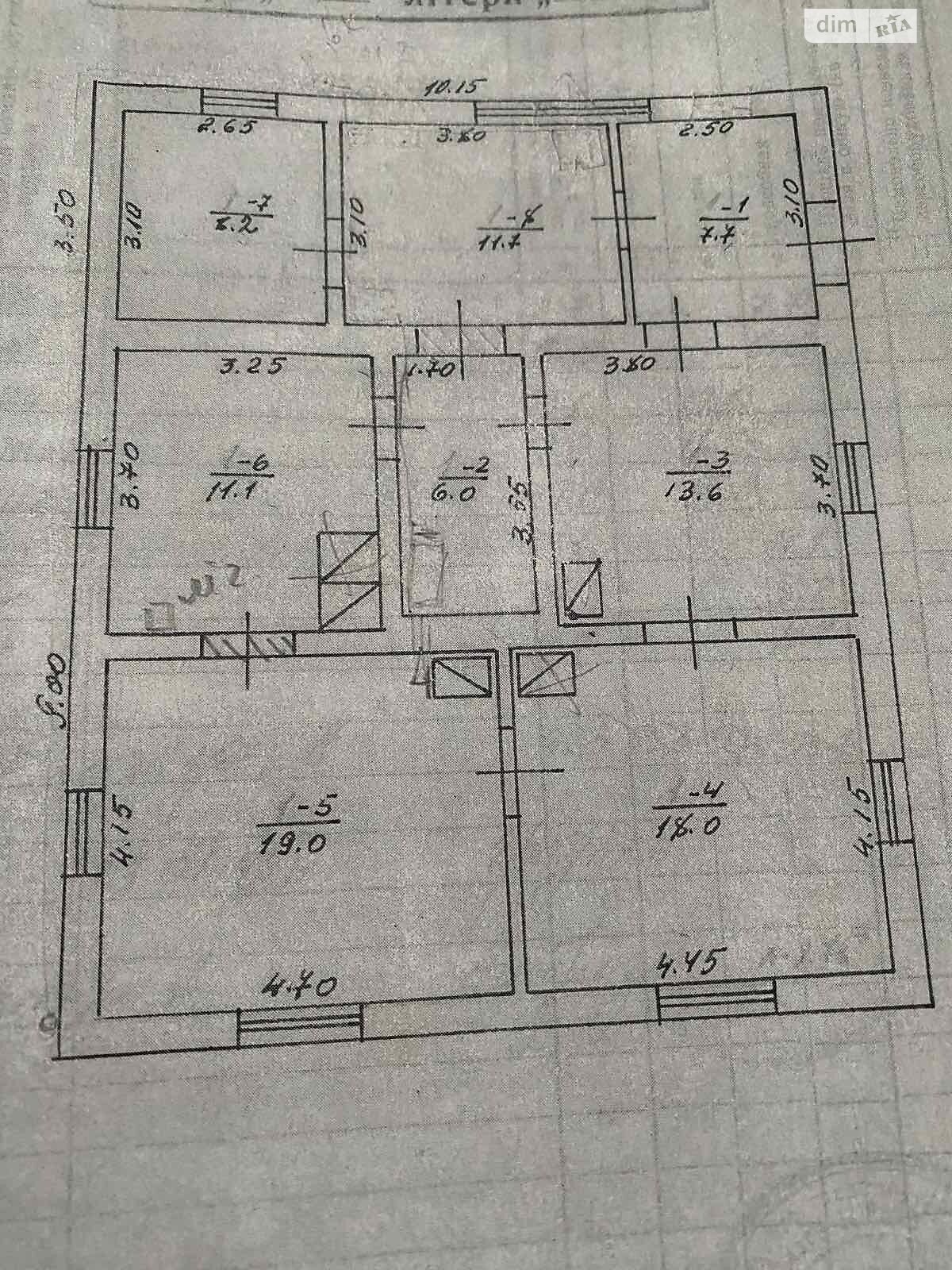 одноэтажный дом, 127 кв. м, кирпич. Продажа в Бережанах район Бережаны фото 1