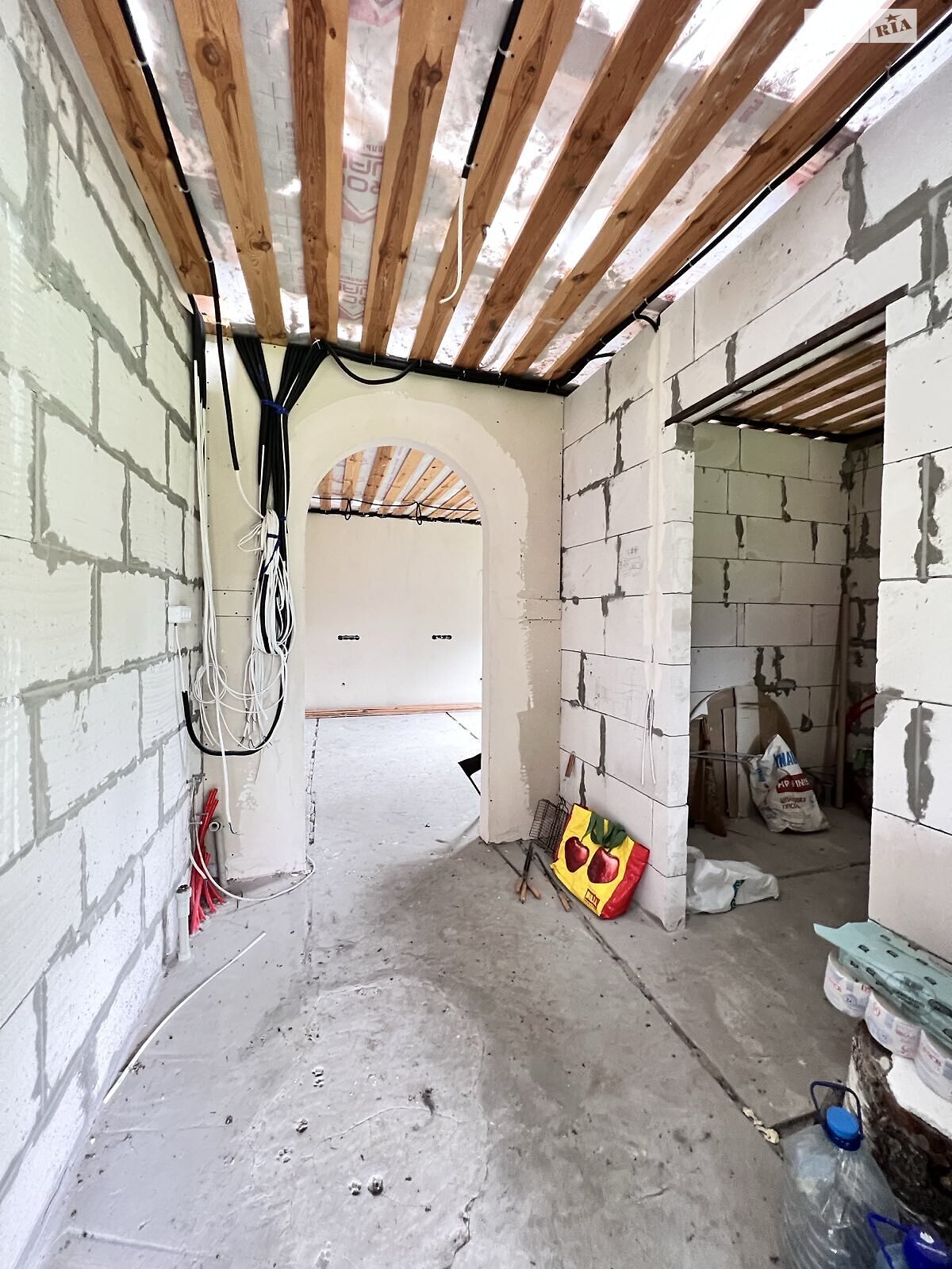двоповерховий будинок з верандою, 92.9 кв. м, газобетон. Продаж у Беремицьке фото 1 двоповерховий будинок з верандою, 92.9 кв. м, газобетон. Продаж у Беремицьке фото 1
