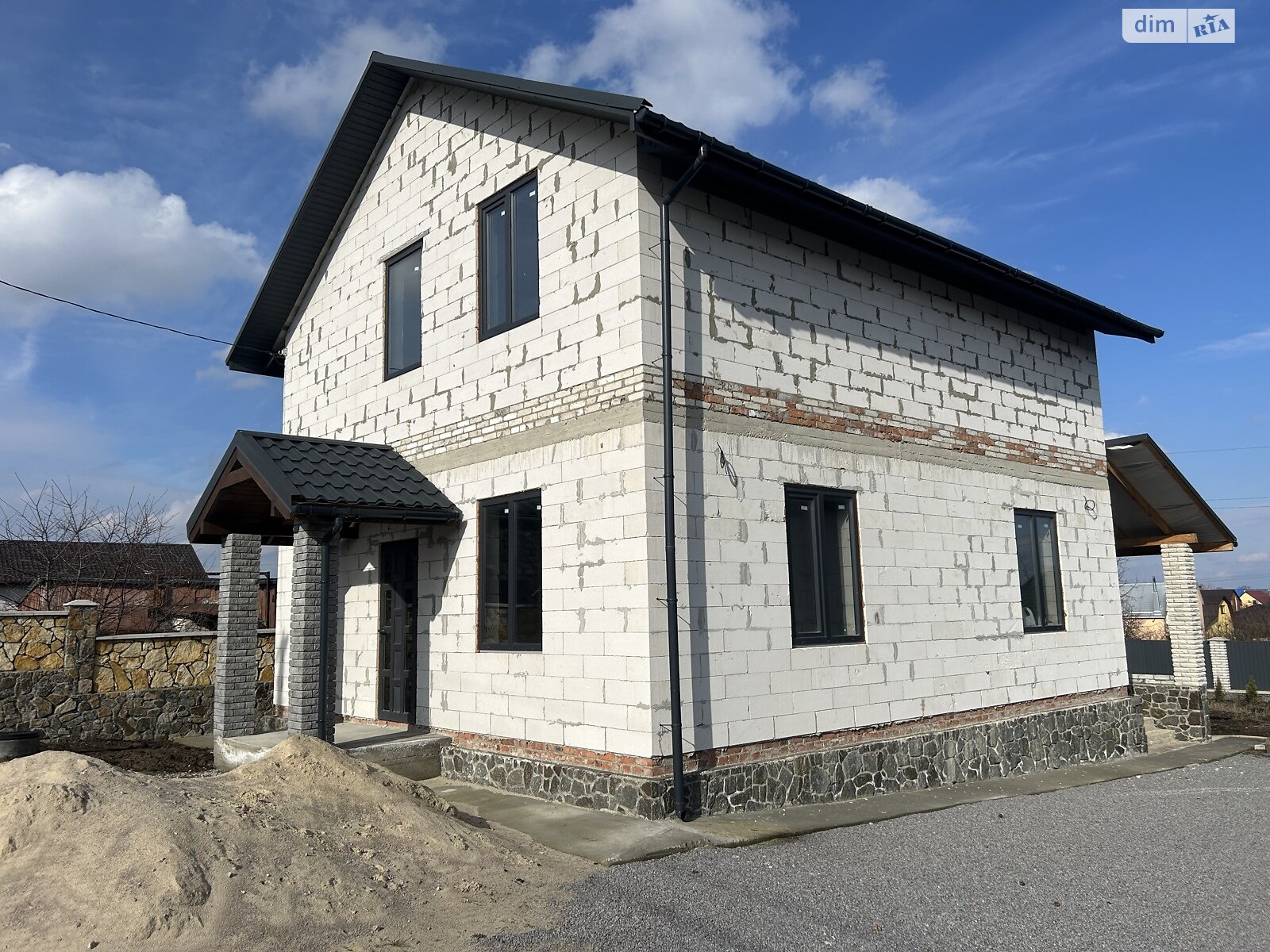 двоповерховий будинок, 130 кв. м, газобетон. Продаж у Березині фото 1 двоповерховий будинок, 130 кв. м, газобетон. Продаж у Березині фото 1
