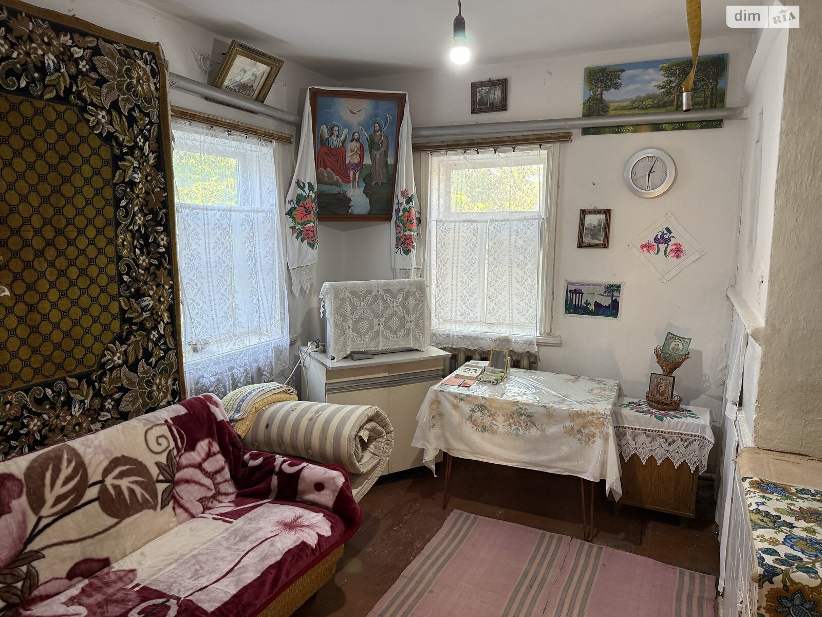 одноэтажный дом с верандой, 61.4 кв. м, дерево и кирпич. Продажа в Березняках фото 1