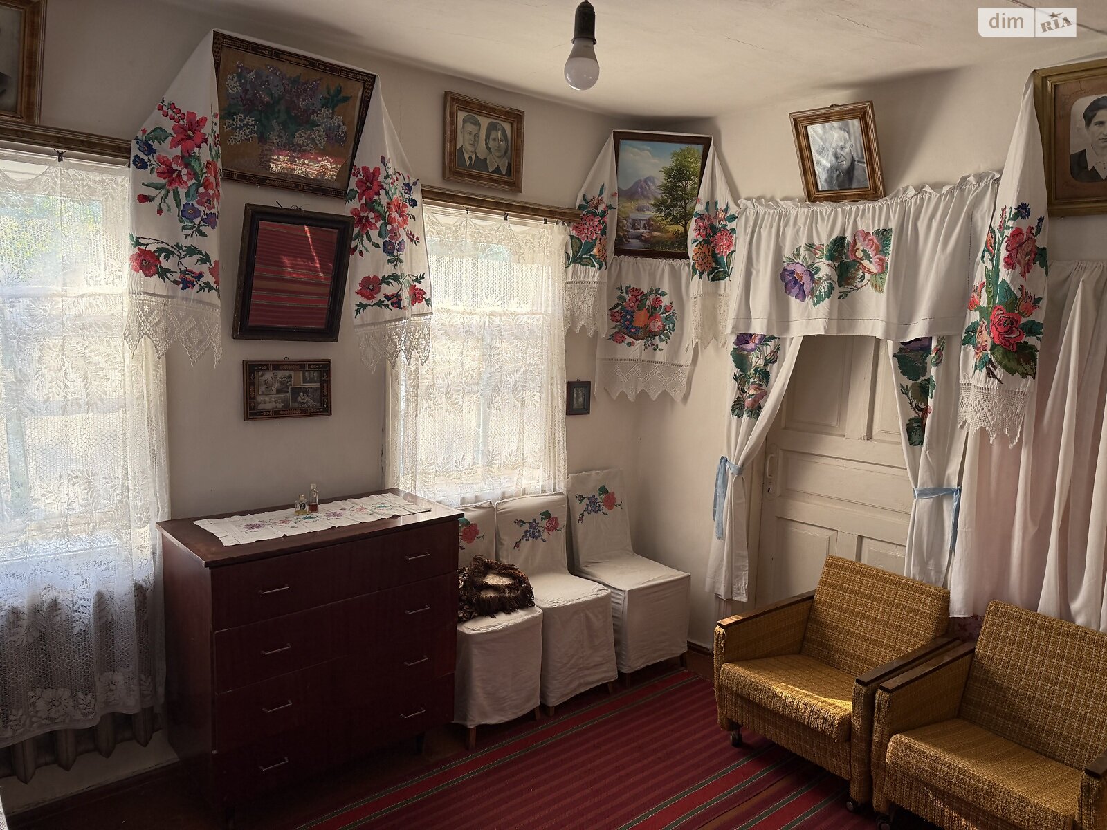 одноэтажный дом с верандой, 61.4 кв. м, дерево и кирпич. Продажа в Березняках фото 1