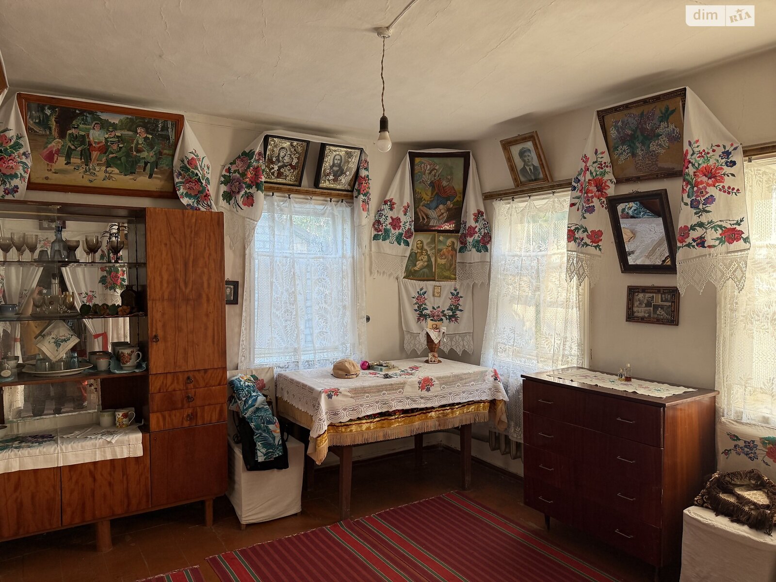 одноэтажный дом с верандой, 61.4 кв. м, дерево и кирпич. Продажа в Березняках фото 1