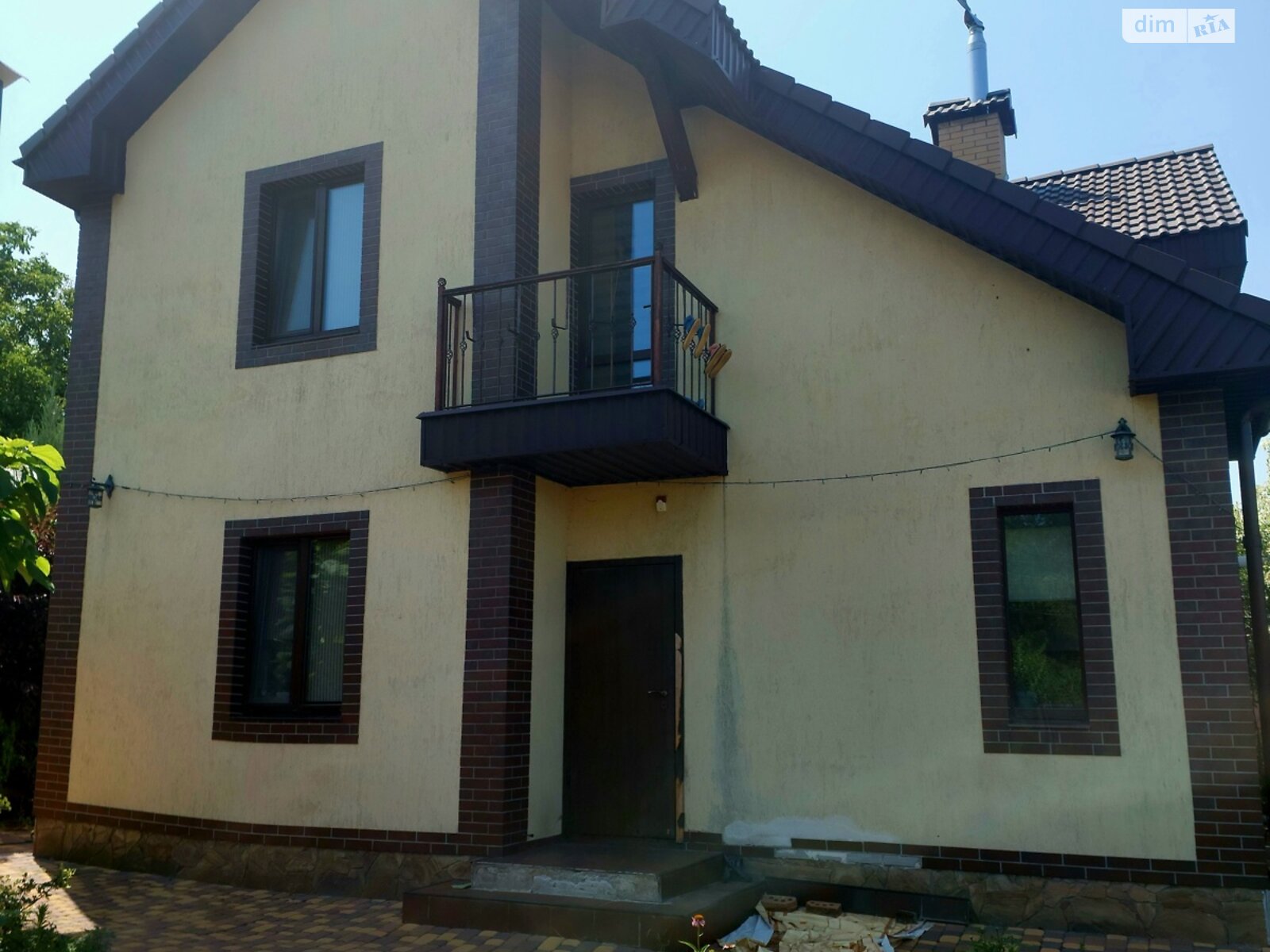 двухэтажный дом с верандой, 118.1 кв. м, кирпич. Продажа в Березовке фото 1 двухэтажный дом с верандой, 118.1 кв. м, кирпич. Продажа в Березовке фото 1