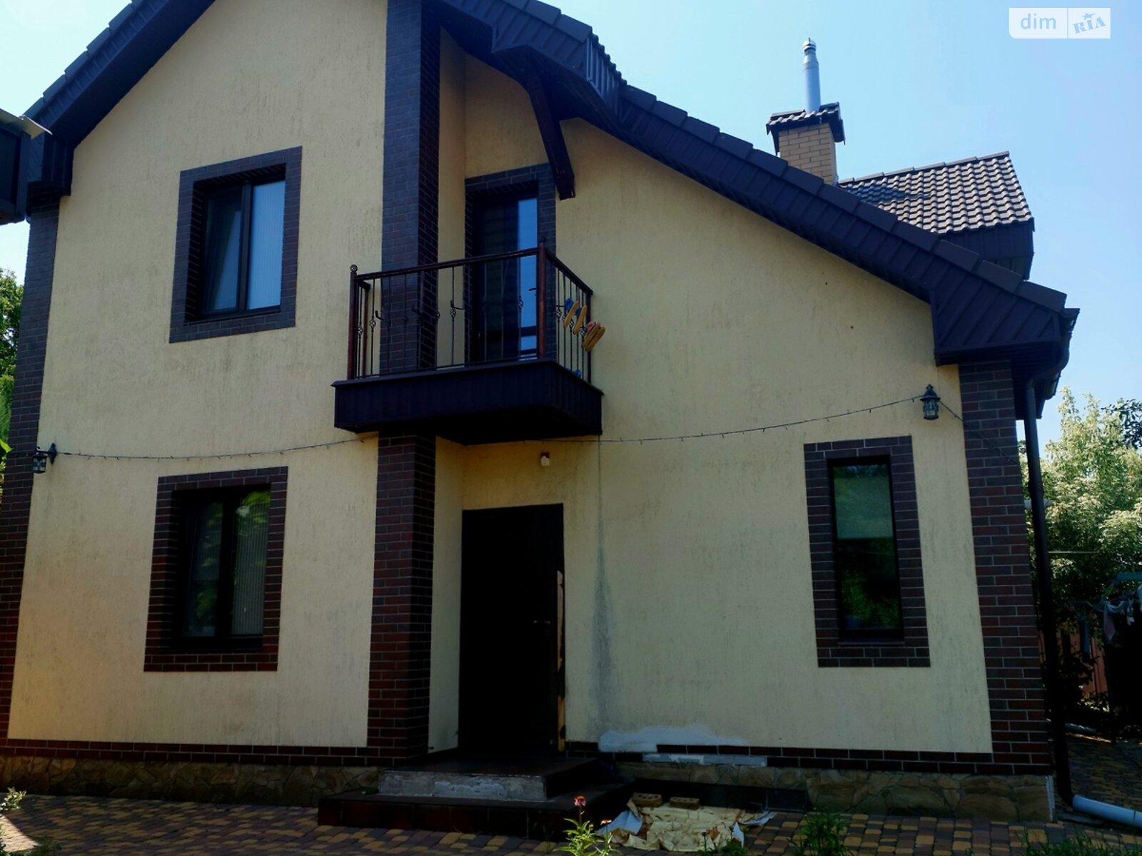 двухэтажный дом с верандой, 118.1 кв. м, кирпич. Продажа в Березовке фото 1 двухэтажный дом с верандой, 118.1 кв. м, кирпич. Продажа в Березовке фото 1