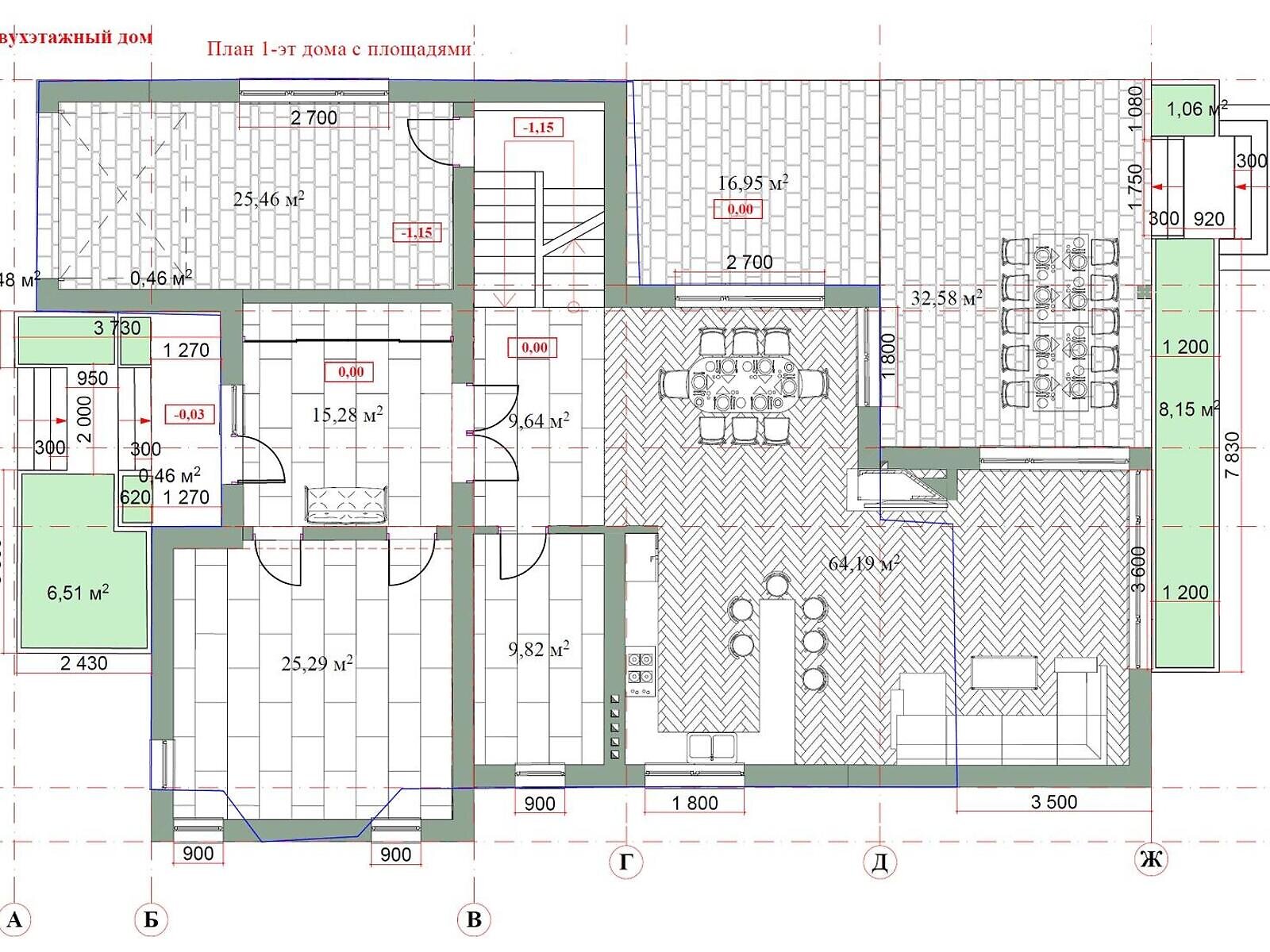 двухэтажный дом, 310 кв. м, кирпич. Продажа в Берёзовке фото 1