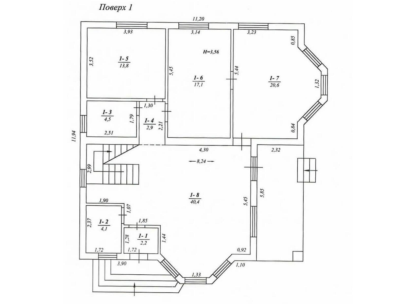 двоповерховий будинок, 209 кв. м, кирпич. Продаж у Березівці фото 1