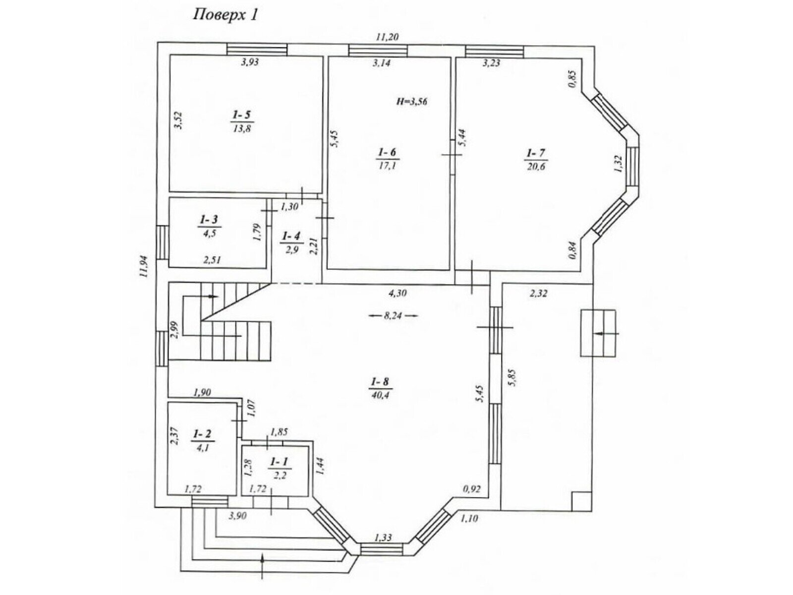 двухэтажный дом без мебели, 204 кв. м, кирпич. Продажа в Берёзовке фото 1