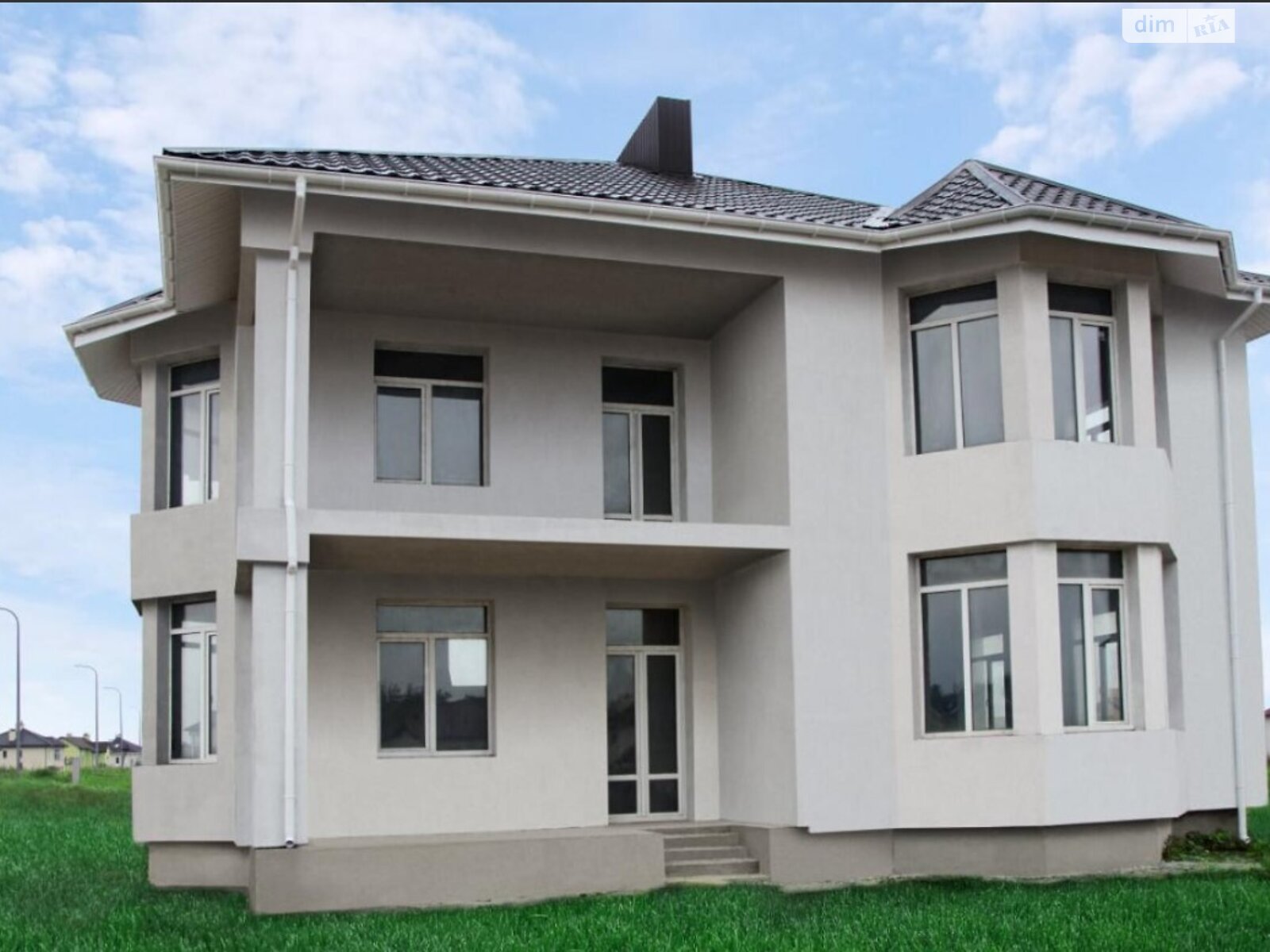 двухэтажный дом, 225 кв. м, кирпич. Продажа в Берёзовке фото 1 двухэтажный дом, 225 кв. м, кирпич. Продажа в Берёзовке фото 1