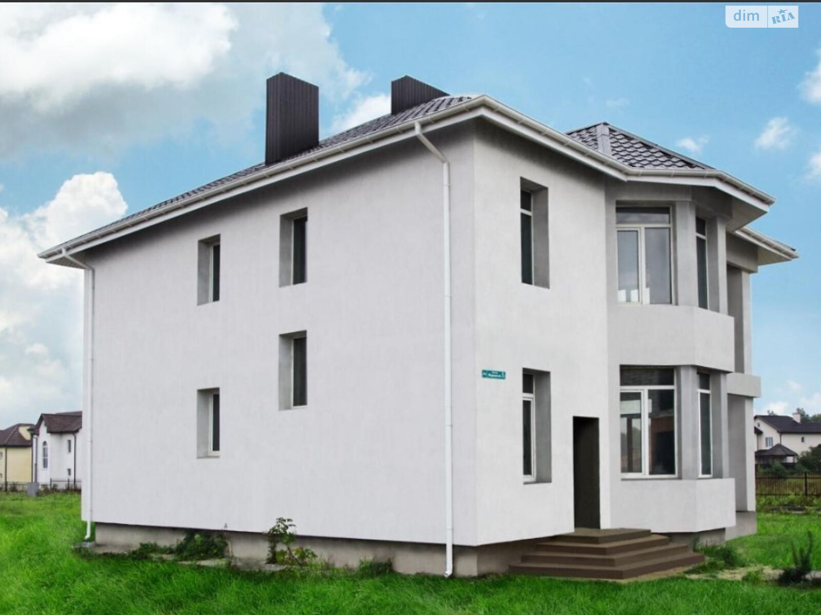 двухэтажный дом, 225 кв. м, кирпич. Продажа в Берёзовке фото 1 двухэтажный дом, 225 кв. м, кирпич. Продажа в Берёзовке фото 1