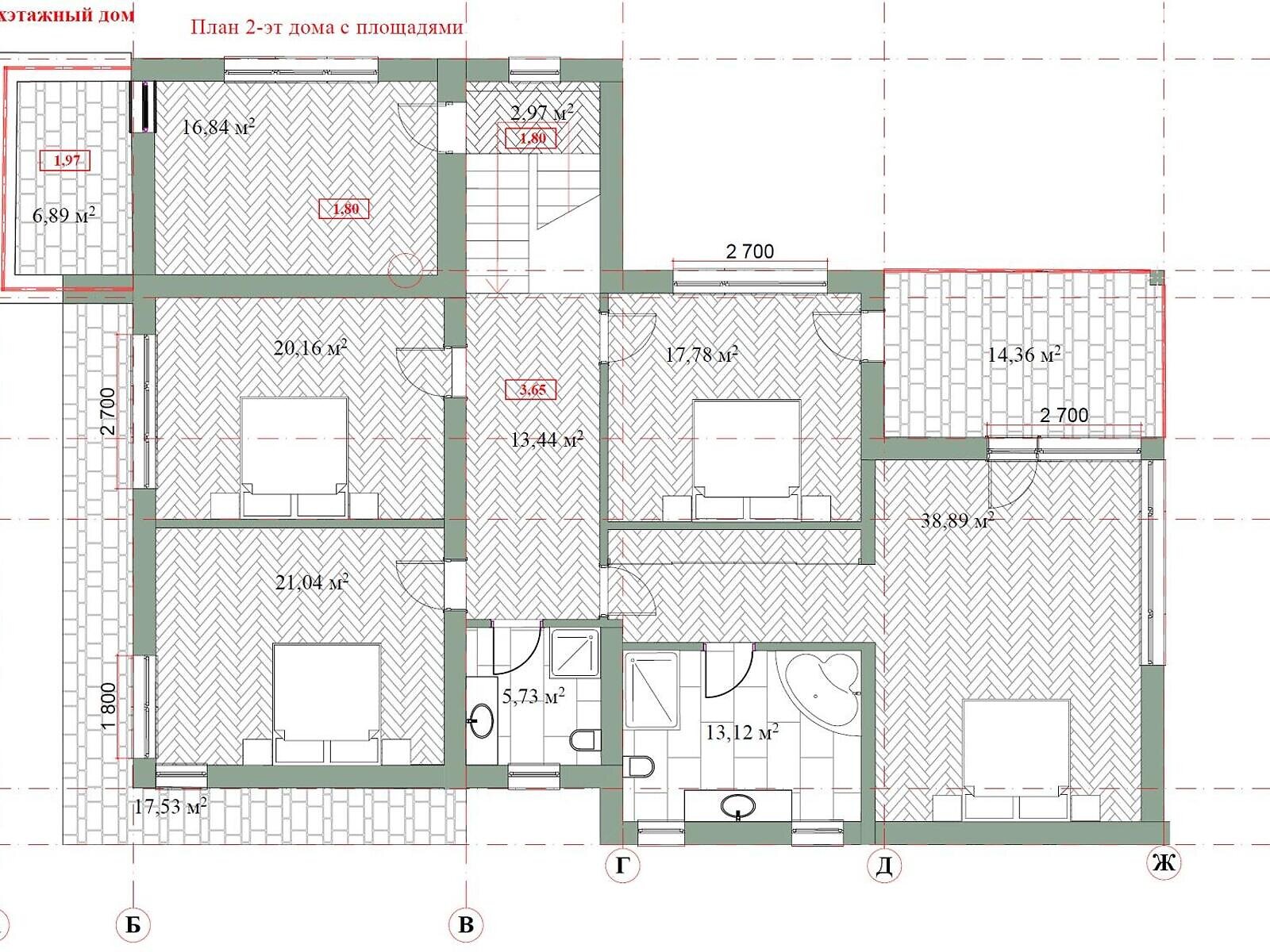 двухэтажный дом, 310 кв. м, кирпич. Продажа в Берёзовке фото 1