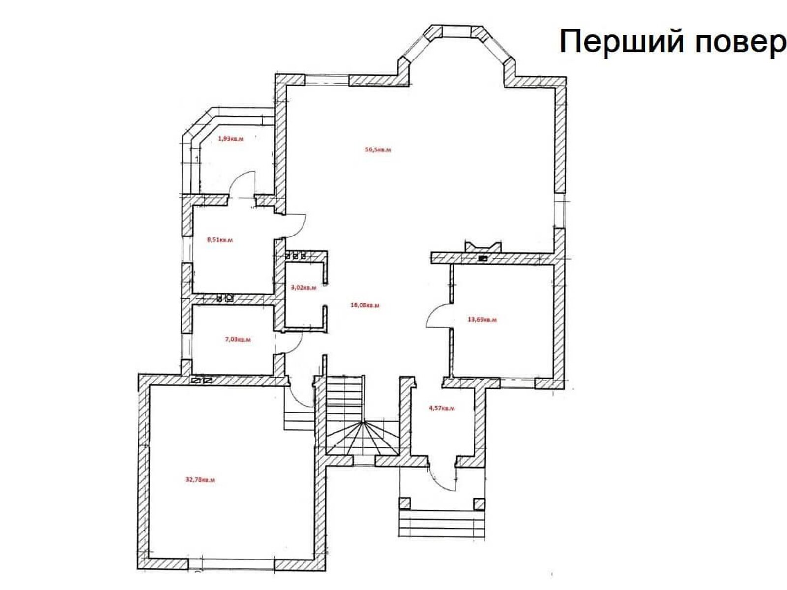 двухэтажный дом, 350 кв. м, кирпич. Продажа в Берёзовке фото 1