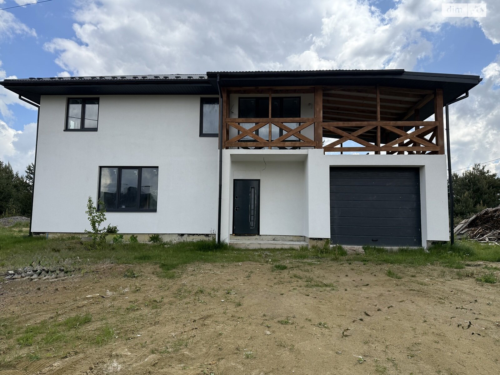 двухэтажный дом с гаражом, 175 кв. м, газобетон. Продажа в Бирках фото 1 двухэтажный дом с гаражом, 175 кв. м, газобетон. Продажа в Бирках фото 1