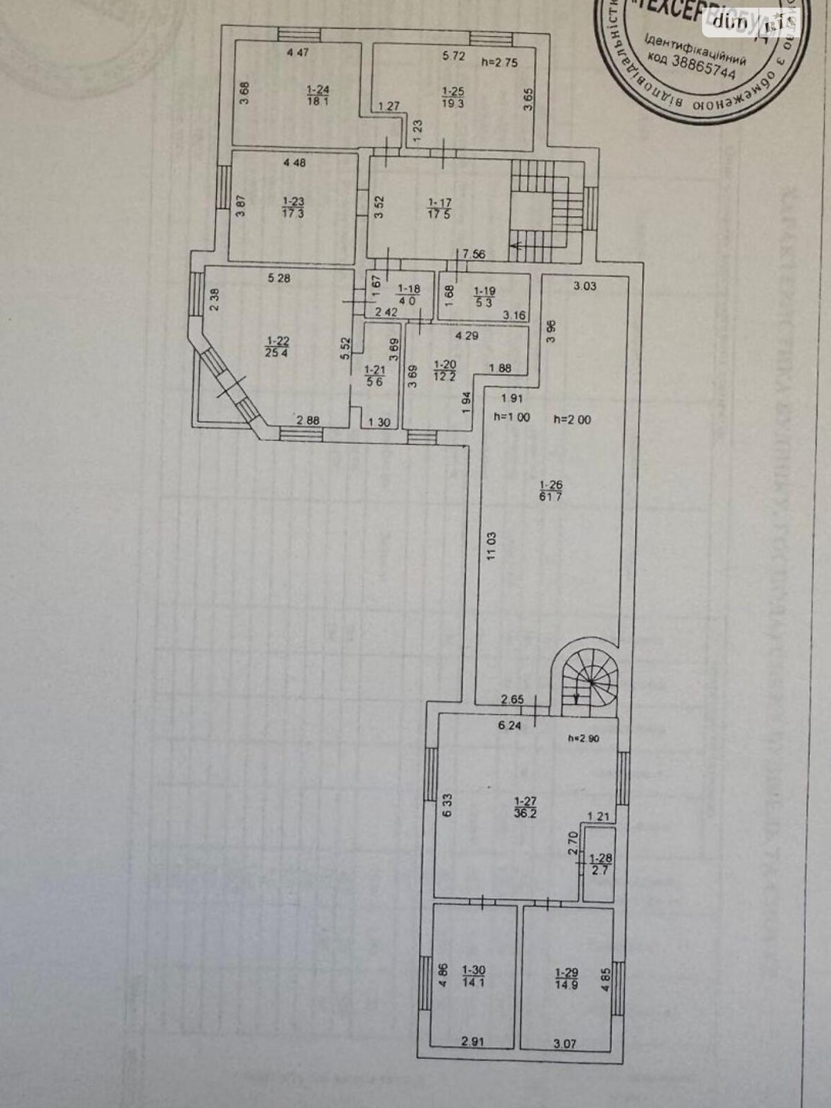 двоповерховий будинок, 589.1 кв. м, кирпич. Продаж у Блиставиці фото 1