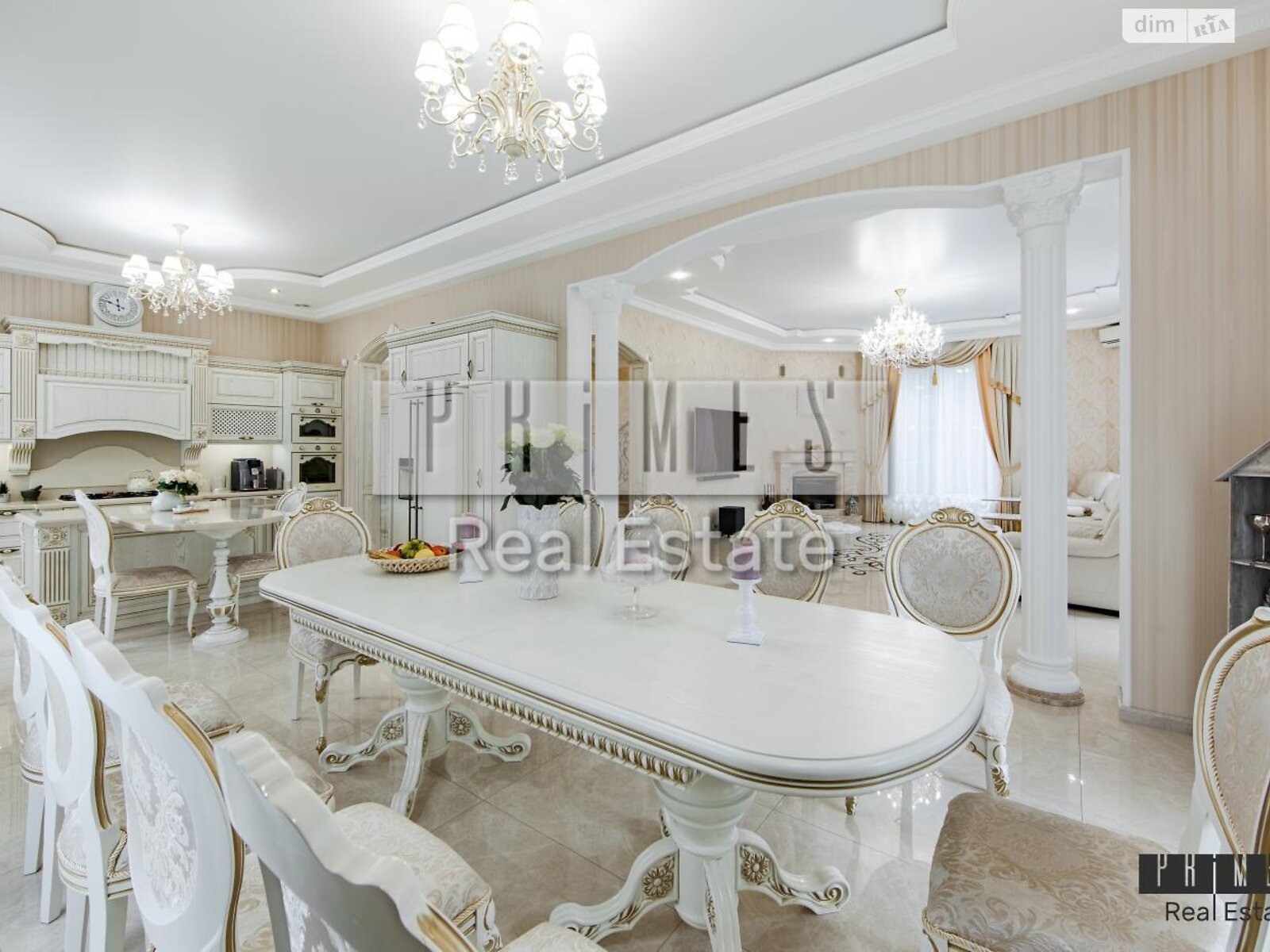 трехэтажный дом с верандой, 388 кв. м, кирпич. Продажа в Бобрице фото 1 трехэтажный дом с верандой, 388 кв. м, кирпич. Продажа в Бобрице фото 1