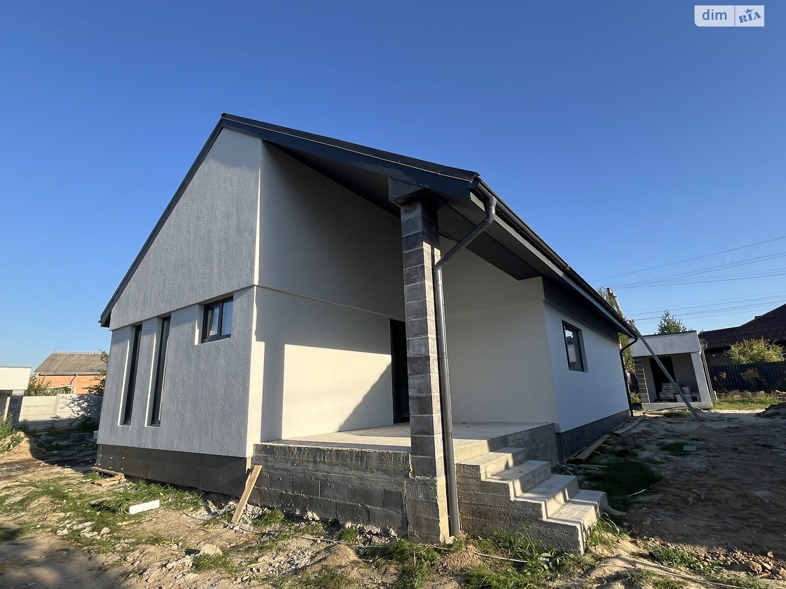 одноповерховий будинок, 96 кв. м, піноблок. Продаж у Бобриці фото 1 одноповерховий будинок, 96 кв. м, піноблок. Продаж у Бобриці фото 1