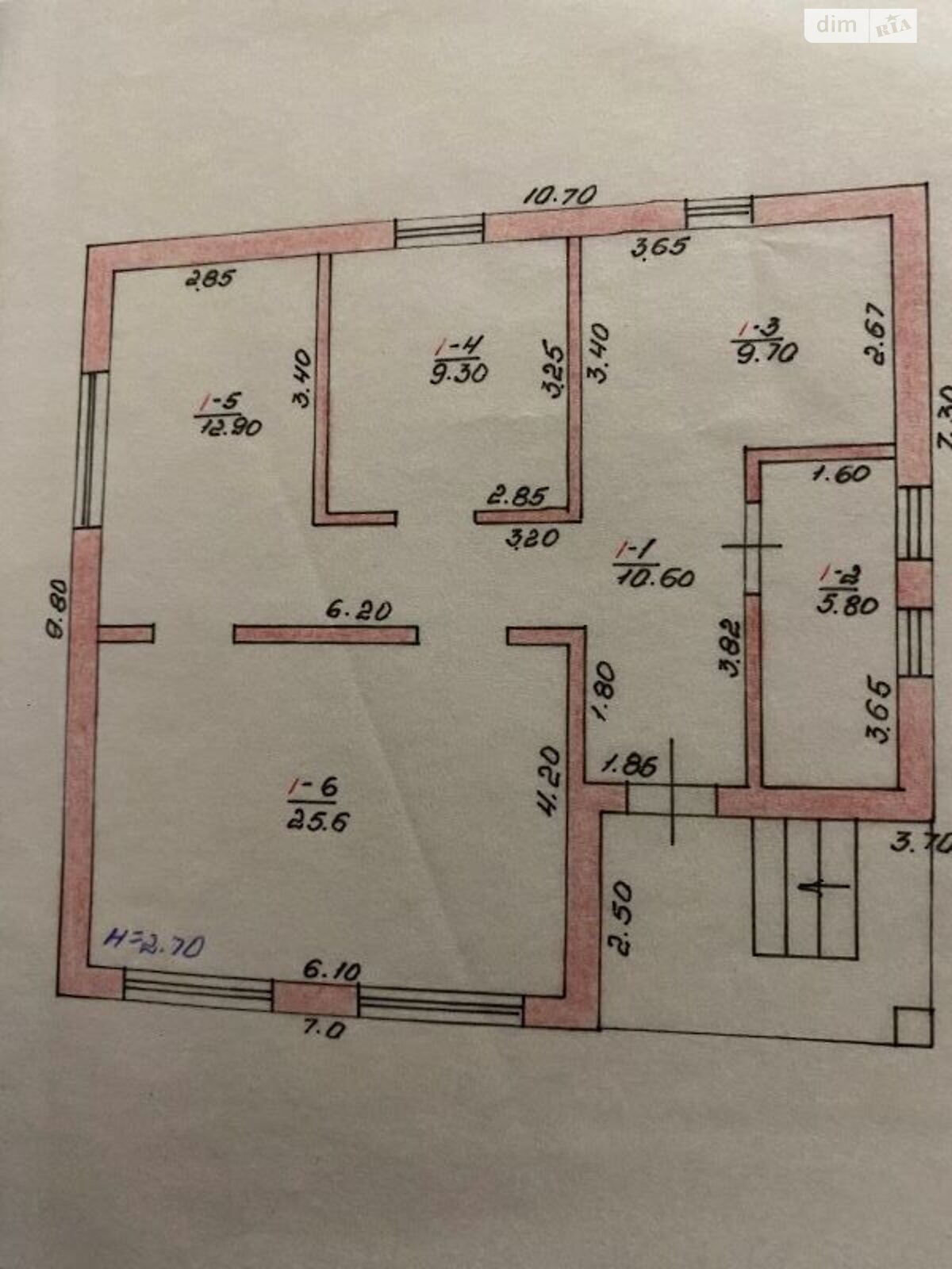 одноповерховий будинок, 74 кв. м, кирпич. Продаж в Богодухові, район Богодухів фото 1