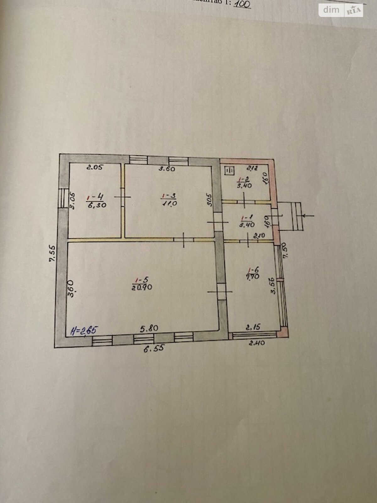одноповерховий будинок, 52.9 кв. м, цегла. Продаж в Богодухові, район Богодухів фото 1 одноповерховий будинок, 52.9 кв. м, цегла. Продаж в Богодухові, район Богодухів фото 1
