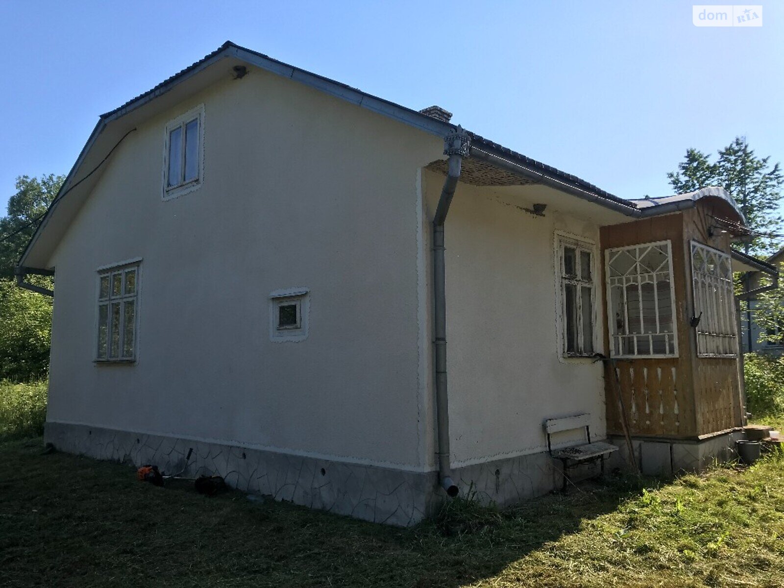 одноэтажный дом с верандой, 100 кв. м, дерево и кирпич. Продажа в Росельной фото 1 одноэтажный дом с верандой, 100 кв. м, дерево и кирпич. Продажа в Росельной фото 1