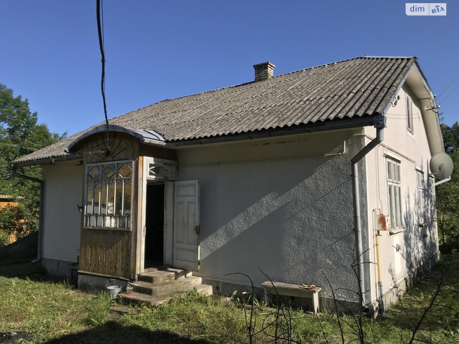 одноэтажный дом с верандой, 100 кв. м, дерево и кирпич. Продажа в Росельной фото 1 одноэтажный дом с верандой, 100 кв. м, дерево и кирпич. Продажа в Росельной фото 1