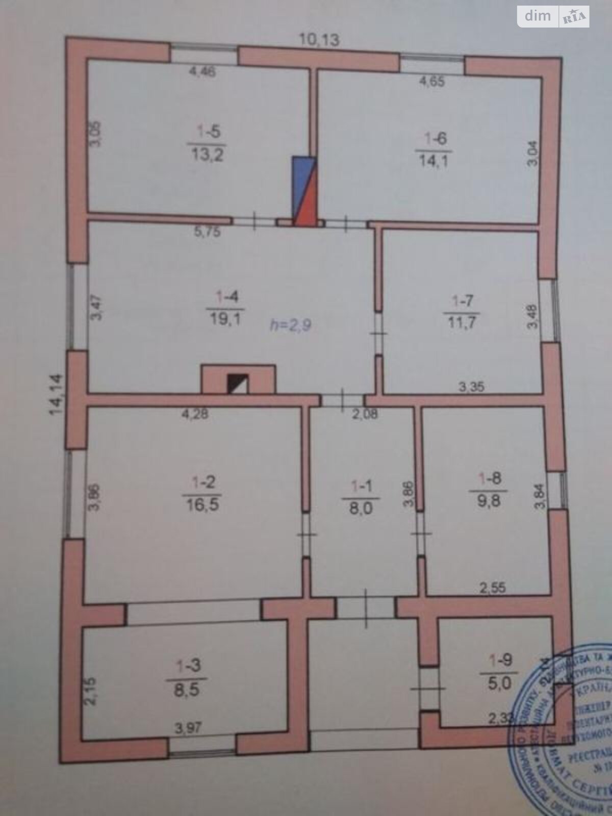 одноповерховий будинок з гаражем, 110 кв. м, цегла. Продаж у Богуші фото 1 одноповерховий будинок з гаражем, 110 кв. м, цегла. Продаж у Богуші фото 1