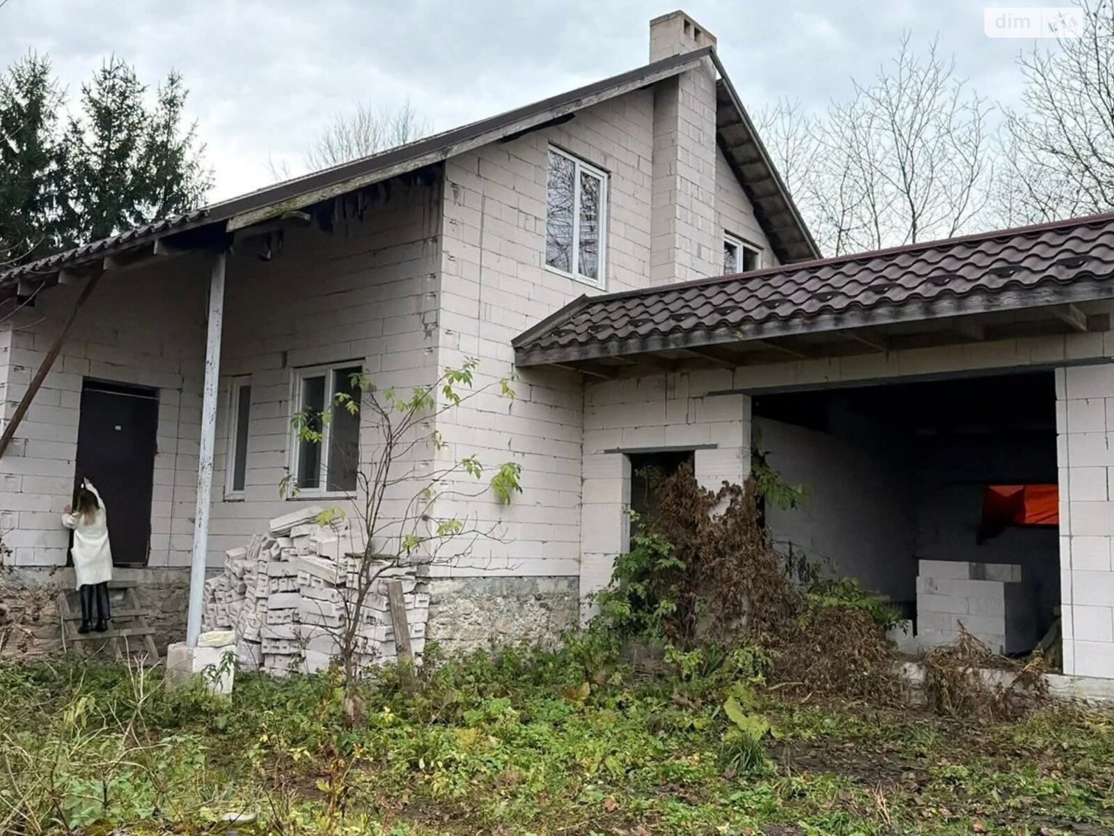 двоповерховий будинок з гаражем, 160 кв. м, газобетон. Продаж у Бонівці фото 1