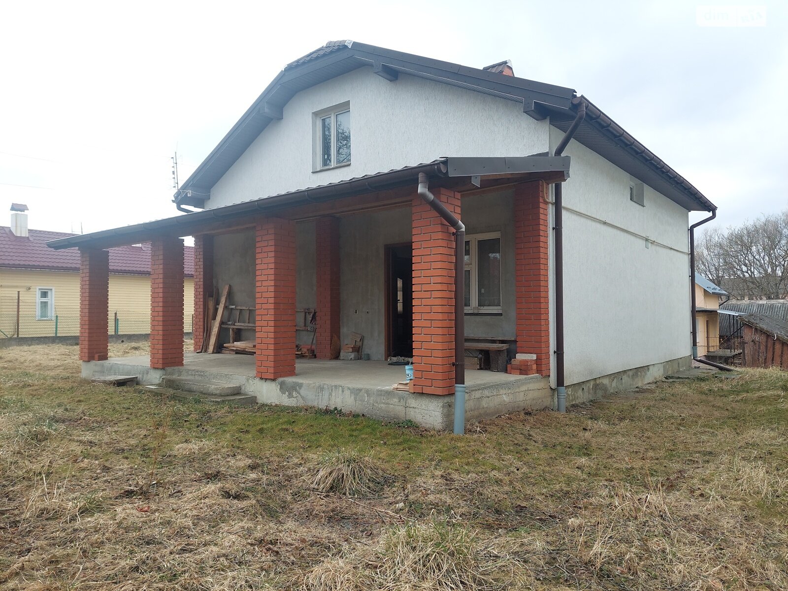 одноэтажный дом с отоплением, 88 кв. м, дерево и кирпич. Продажа в Бориславе район Борислав фото 1 одноэтажный дом с отоплением, 88 кв. м, дерево и кирпич. Продажа в Бориславе район Борислав фото 1