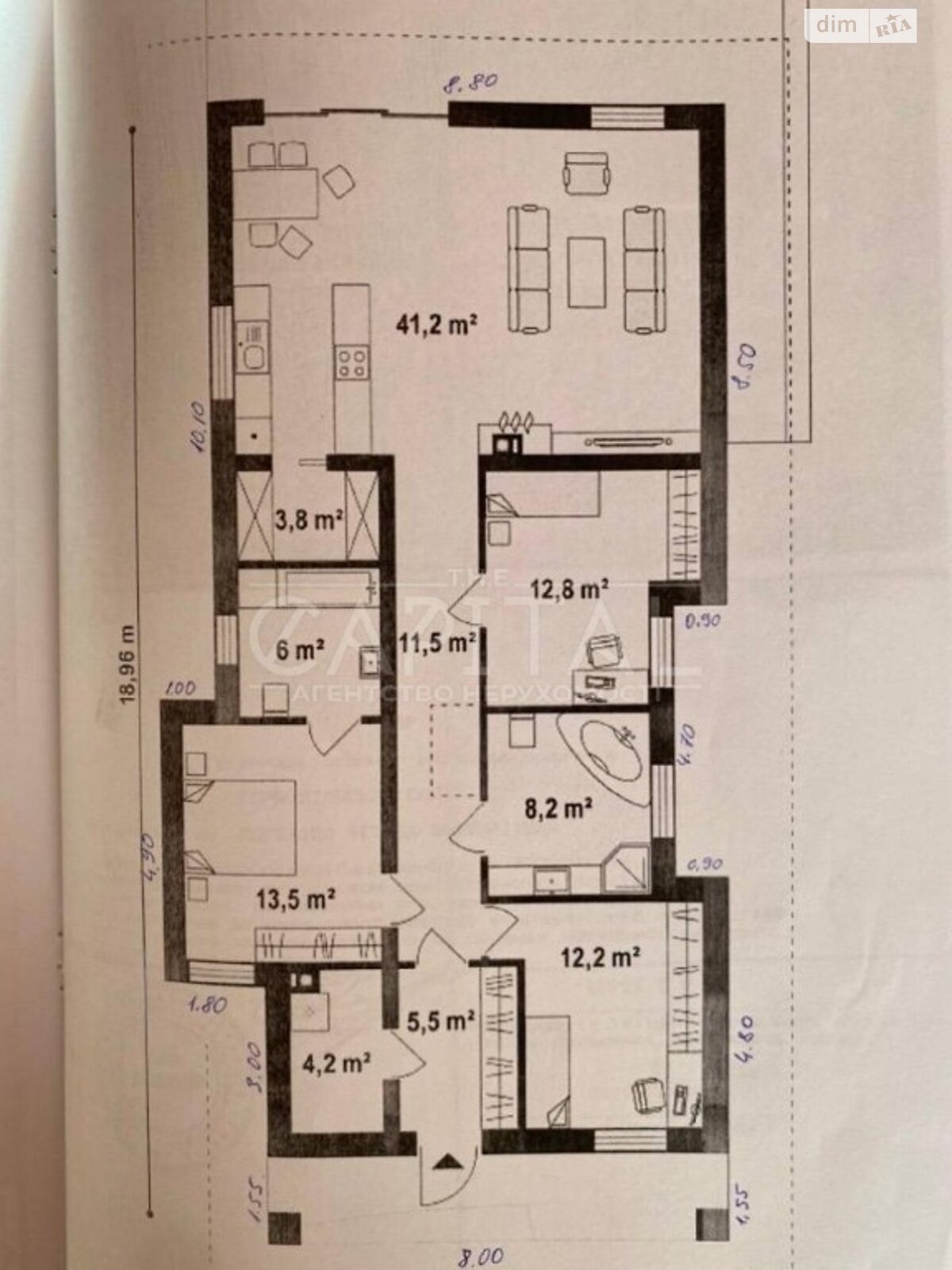 одноповерховий будинок веранда, 130 кв. м, кирпич. Продаж в Борисполі, район Бориспіль фото 1