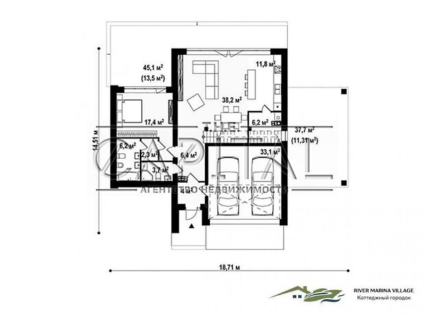 двухэтажный дом, 222 кв. м, кирпич. Продажа в Гнедине (Киевская обл.) фото 1 двухэтажный дом, 222 кв. м, кирпич. Продажа в Гнедине (Киевская обл.) фото 1
