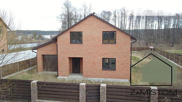 двоповерховий будинок з каміном, 135 кв. м, цегла. Продаж в Гнідині (Київська обл.) фото 1 двоповерховий будинок з каміном, 135 кв. м, цегла. Продаж в Гнідині (Київська обл.) фото 1