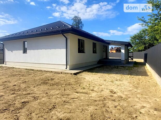 одноповерховий будинок з терасою, 120 кв. м, піноблок. Продаж в Гнідині (Київська обл.) фото 1 одноповерховий будинок з терасою, 120 кв. м, піноблок. Продаж в Гнідині (Київська обл.) фото 1