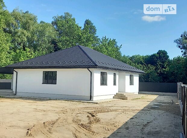 одноповерховий будинок з терасою, 120 кв. м, піноблок. Продаж в Гнідині (Київська обл.) фото 1 одноповерховий будинок з терасою, 120 кв. м, піноблок. Продаж в Гнідині (Київська обл.) фото 1