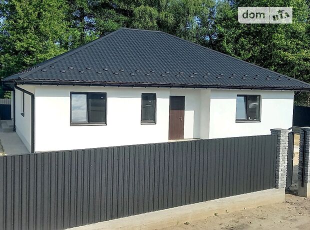одноповерховий будинок з терасою, 120 кв. м, піноблок. Продаж в Гнідині (Київська обл.) фото 1 одноповерховий будинок з терасою, 120 кв. м, піноблок. Продаж в Гнідині (Київська обл.) фото 1