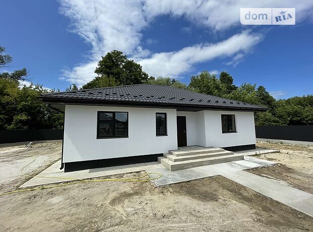 одноповерховий будинок з терасою, 120 кв. м, піноблок. Продаж в Гнідині (Київська обл.) фото 1 одноповерховий будинок з терасою, 120 кв. м, піноблок. Продаж в Гнідині (Київська обл.) фото 1