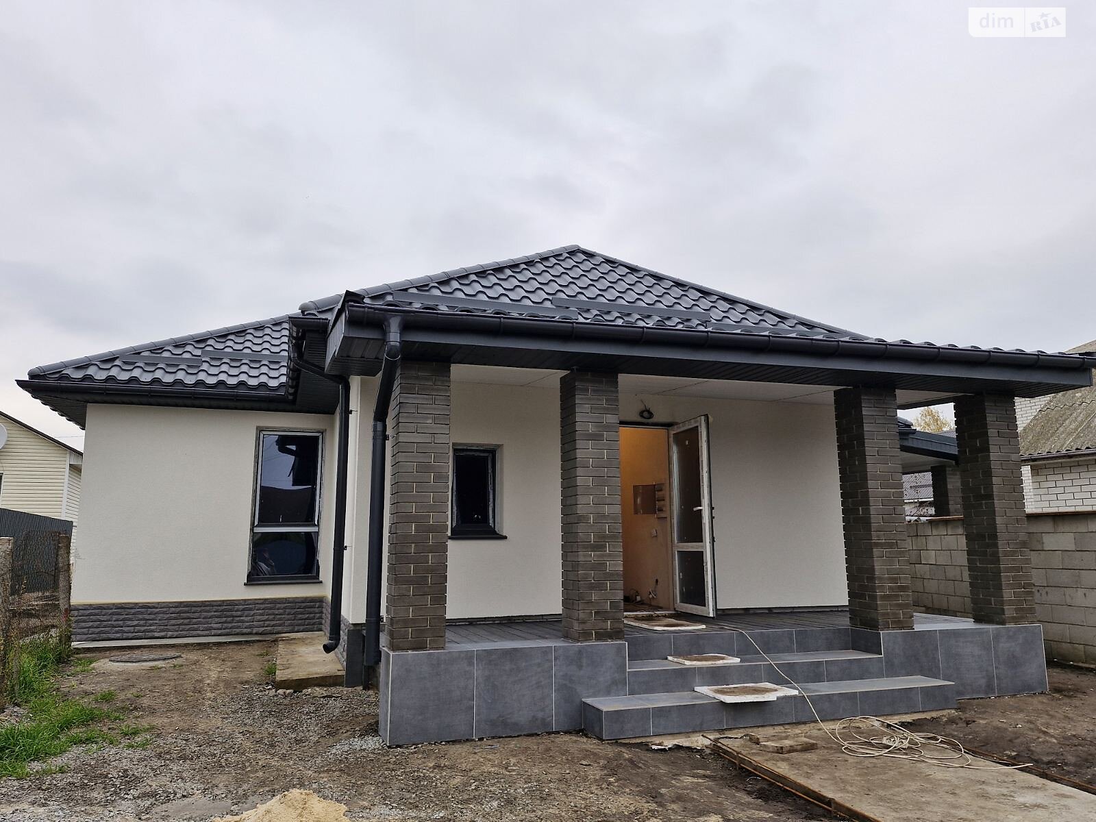 одноповерховий будинок з опаленням, 95 кв. м, газобетон. Продаж у Борисполі фото 1 одноповерховий будинок з опаленням, 95 кв. м, газобетон. Продаж у Борисполі фото 1