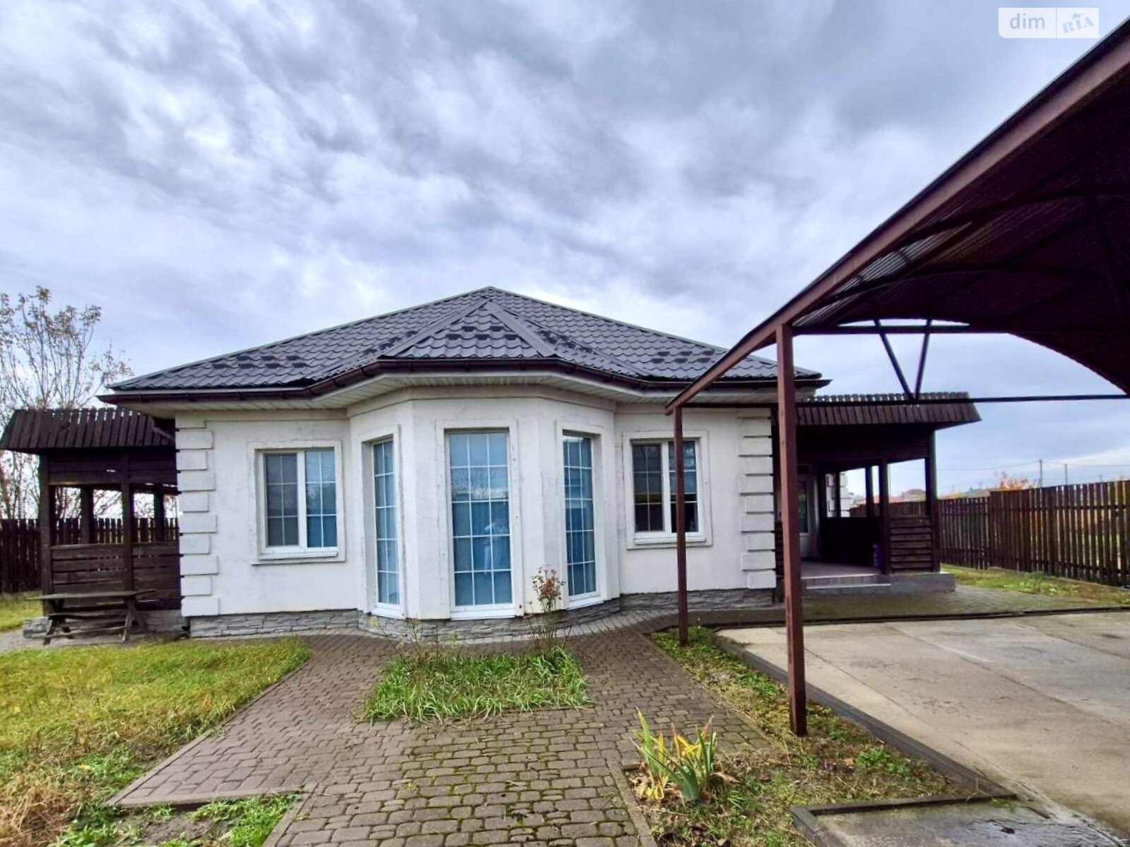 одноэтажный дом с отоплением, 121.6 кв. м, кирпич. Продажа в Борисполе фото 1 одноэтажный дом с отоплением, 121.6 кв. м, кирпич. Продажа в Борисполе фото 1