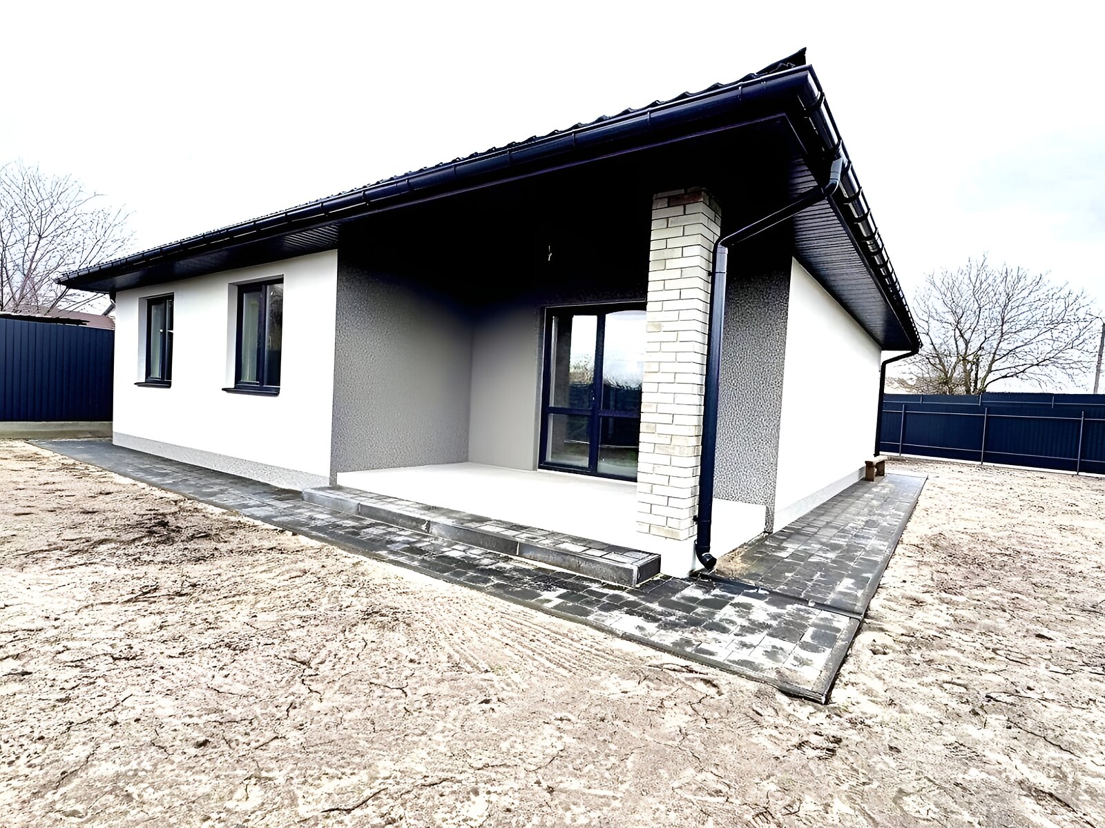 одноэтажный дом с отоплением, 105 кв. м, газобетон. Продажа в Борисполе фото 1 одноэтажный дом с отоплением, 105 кв. м, газобетон. Продажа в Борисполе фото 1