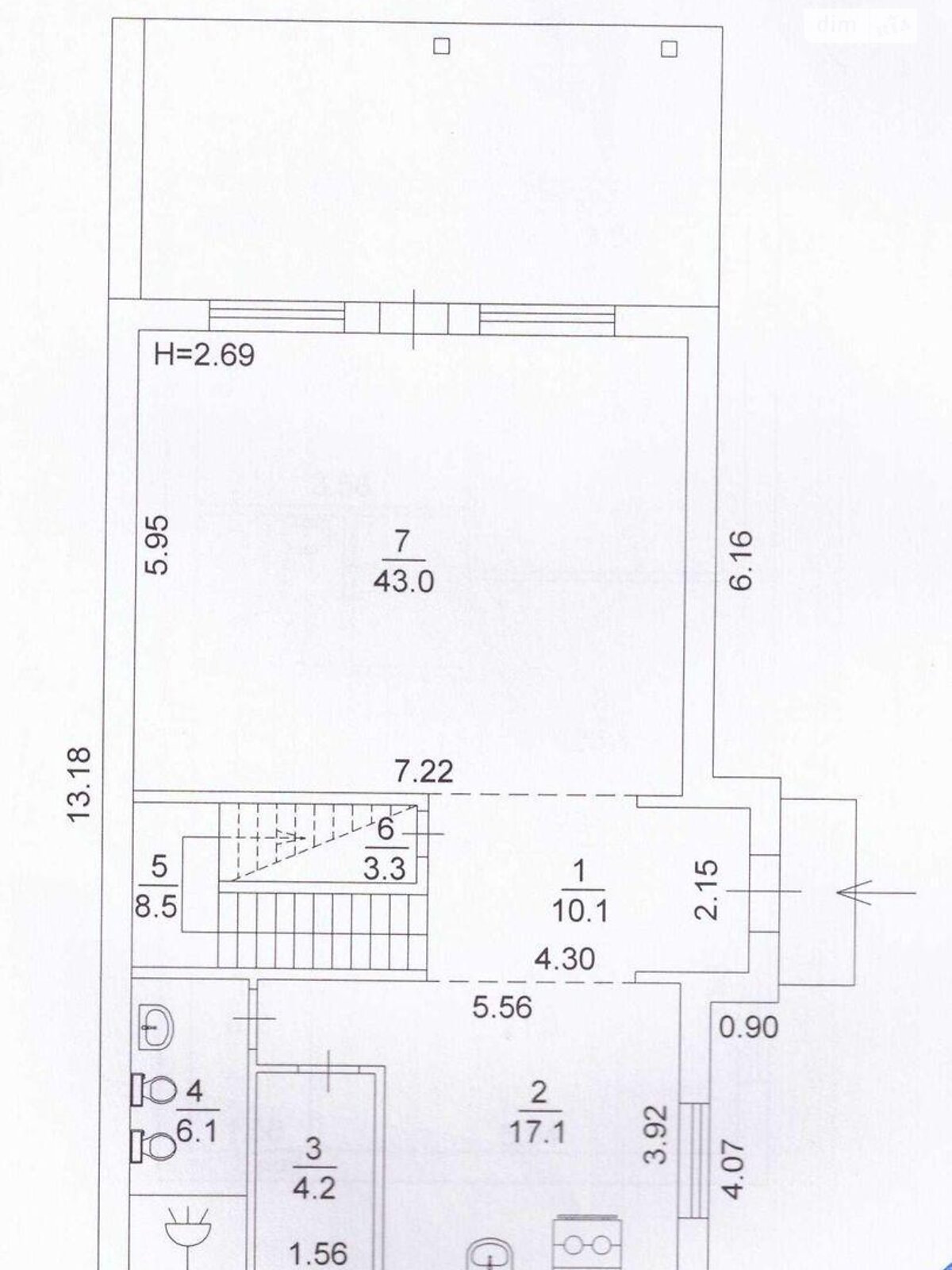 двухэтажный дом, 178 кв. м, кирпич. Продажа в Борисполе район Петровское фото 1